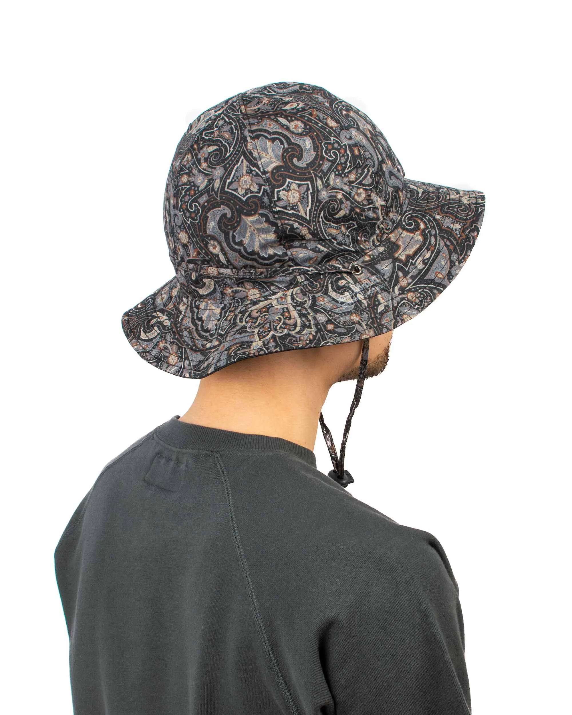 Found Feather Military Sun Hat (Reversible) Paisley + Yoryu Black sold by Lost & Found product image thumbnail 3