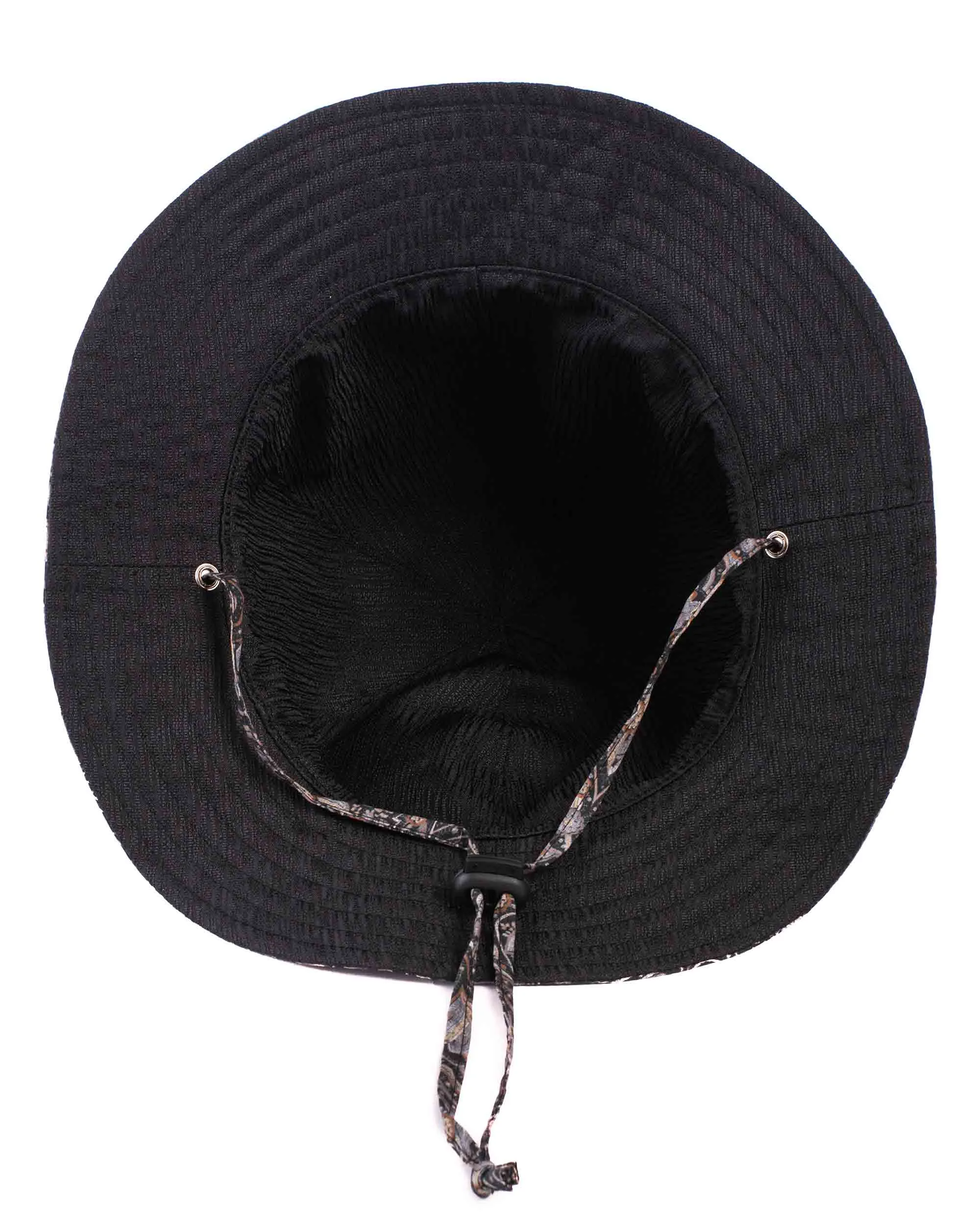 Found Feather Military Sun Hat (Reversible) Paisley + Yoryu Black sold by Lost & Found product image thumbnail 5
