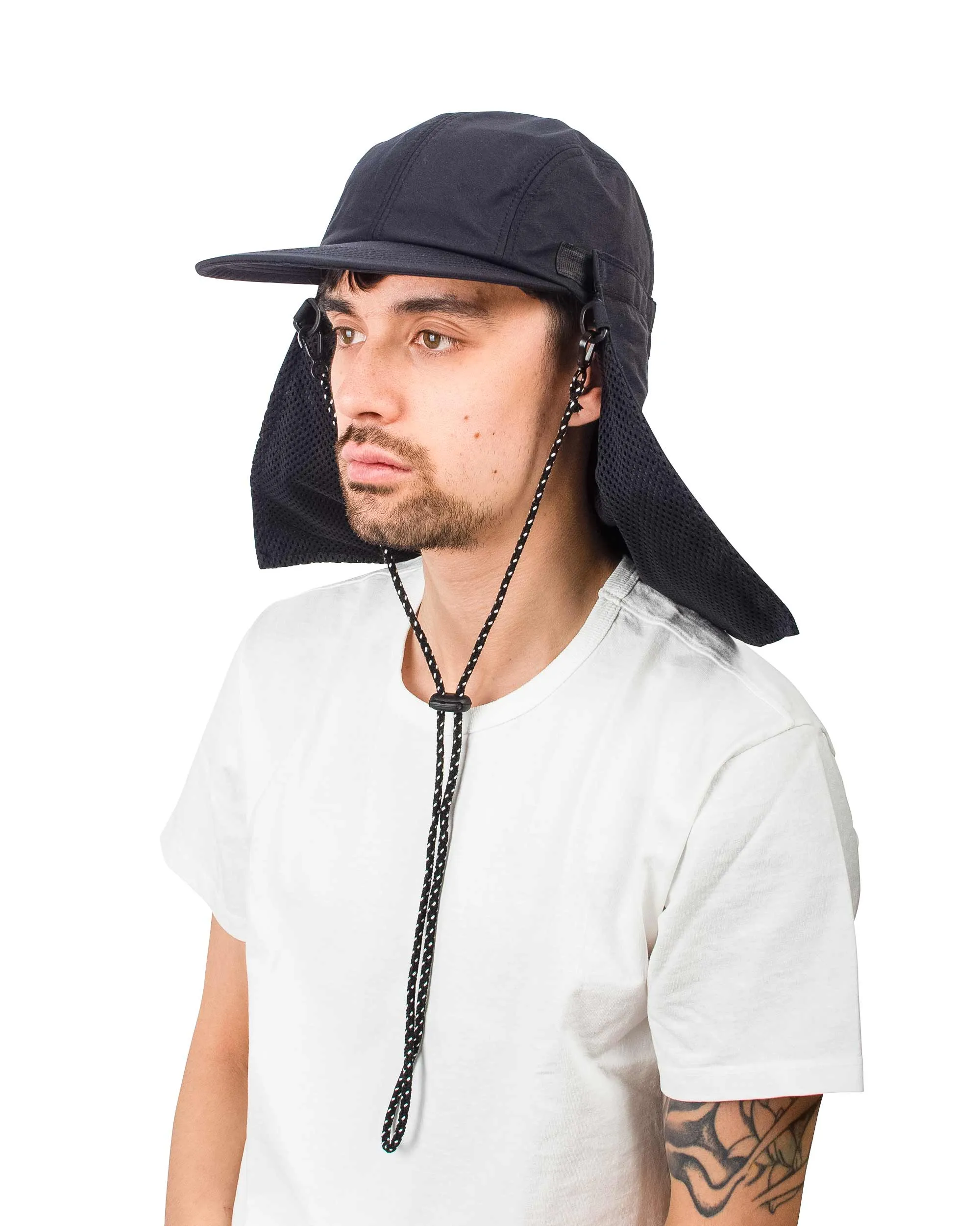 Found Feather Awning Cap (Packable) Yoryu Black sold by Lost & Found product image thumbnail 2