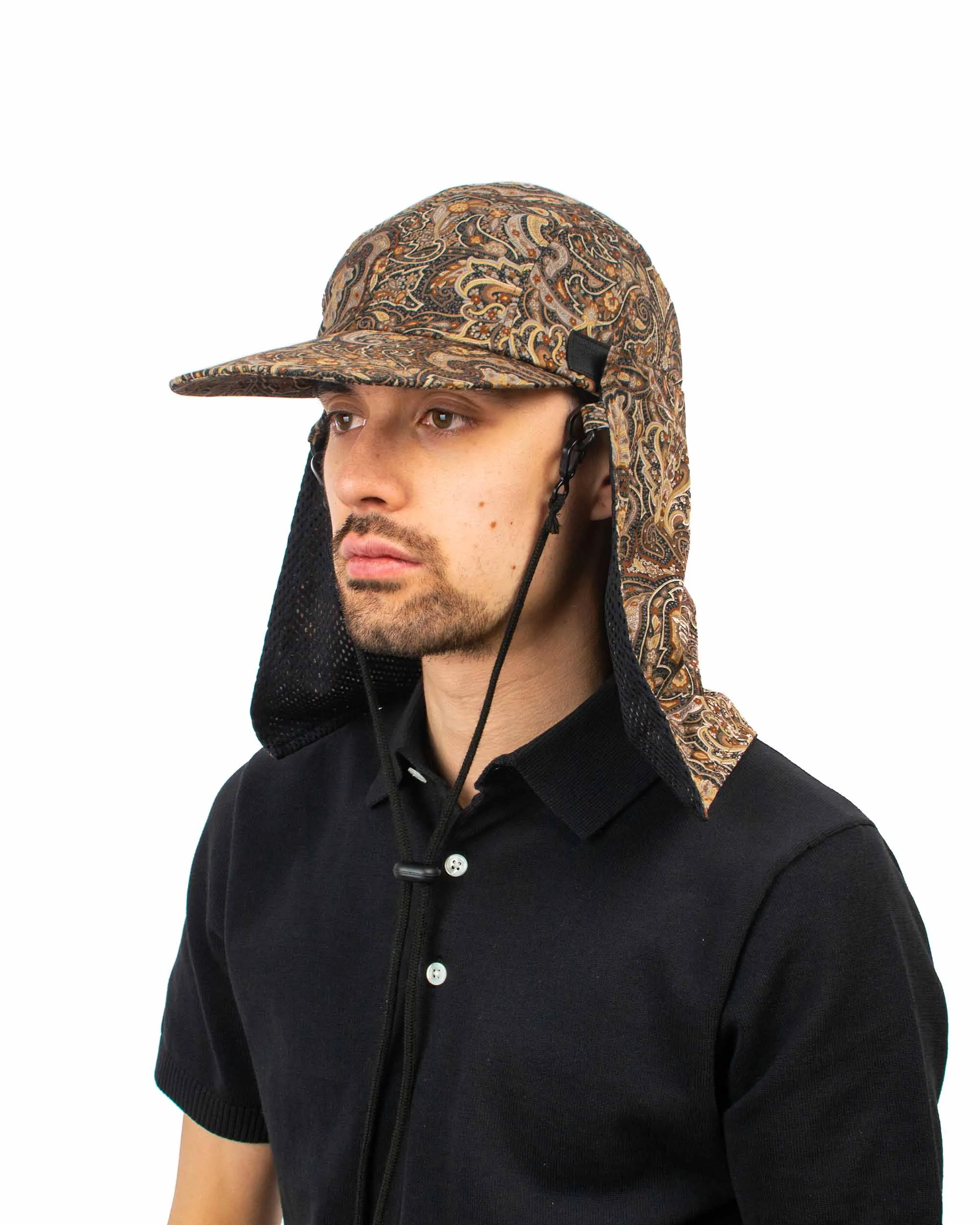 Found Feather Awning Cap (Packable) Paisley Brown sold by Lost & Found product image thumbnail 2