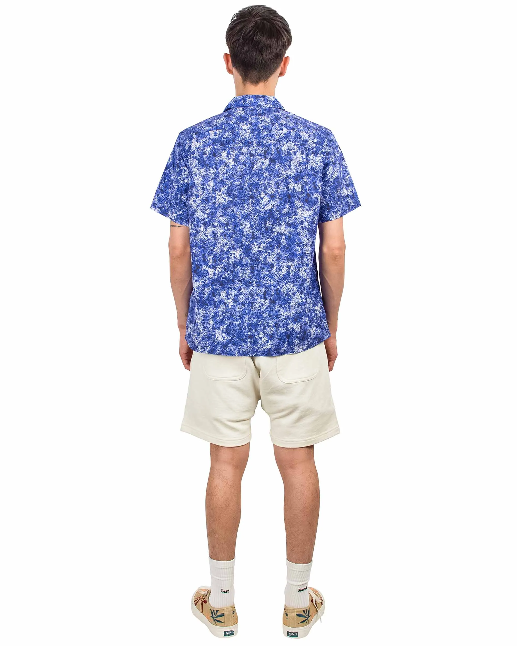 Beams Plus Open Collar Short Sleeve 'Kyoto Pattern' Print Sail Pattern sold by Lost & Found product image thumbnail 3