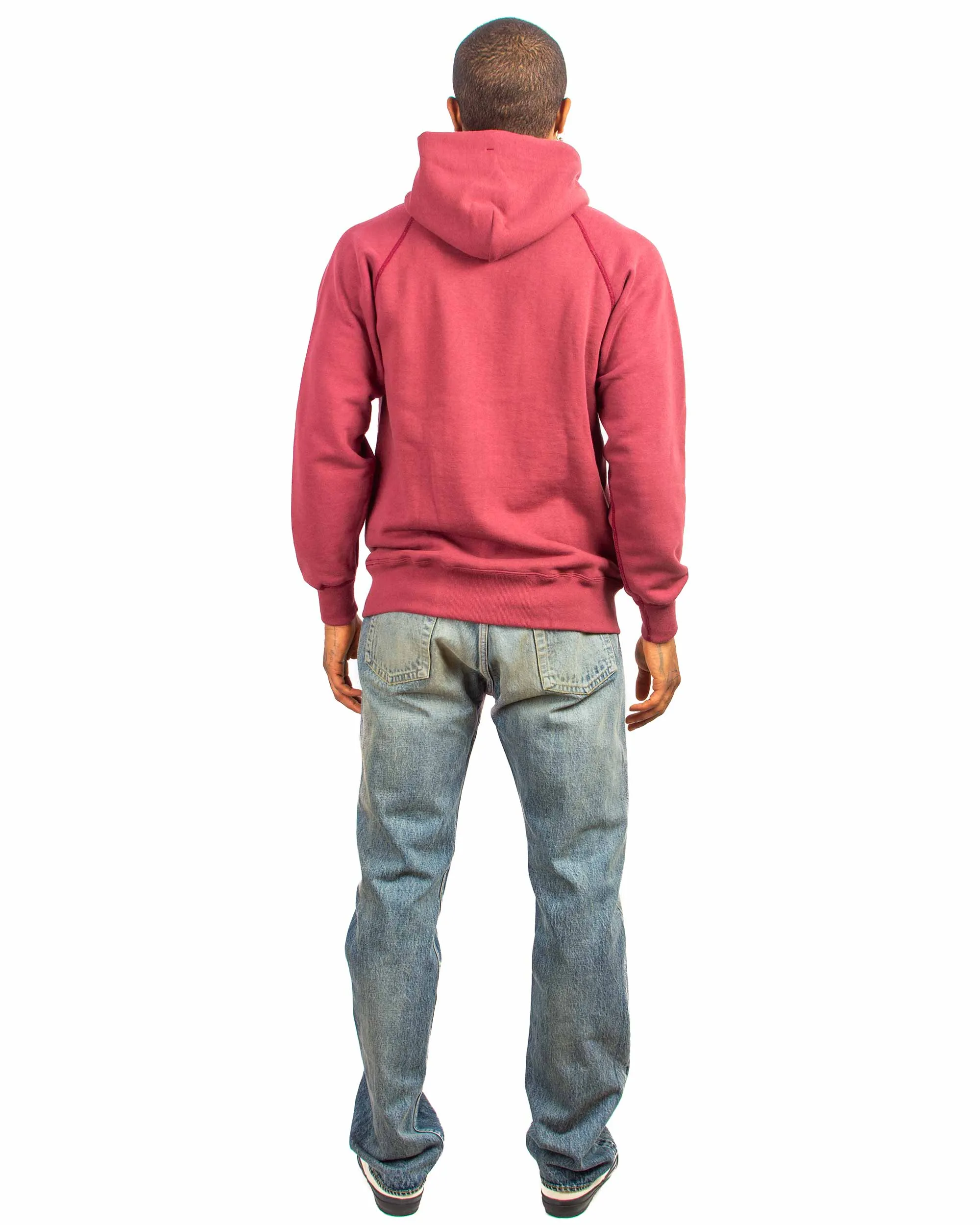 The Real McCoy's MC21017 9oz. Loopwheel Parka Maroon sold by Lost & Found product image thumbnail 3