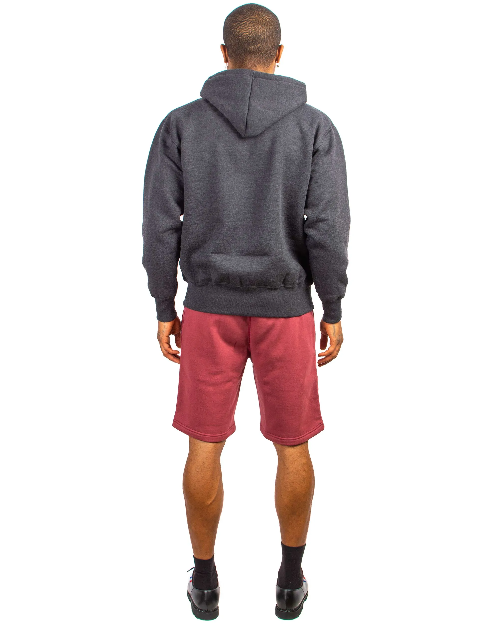 The Real McCoy's MC21019 9oz. Loopwheel Sweatshorts Maroon sold by Lost & Found product image thumbnail 3