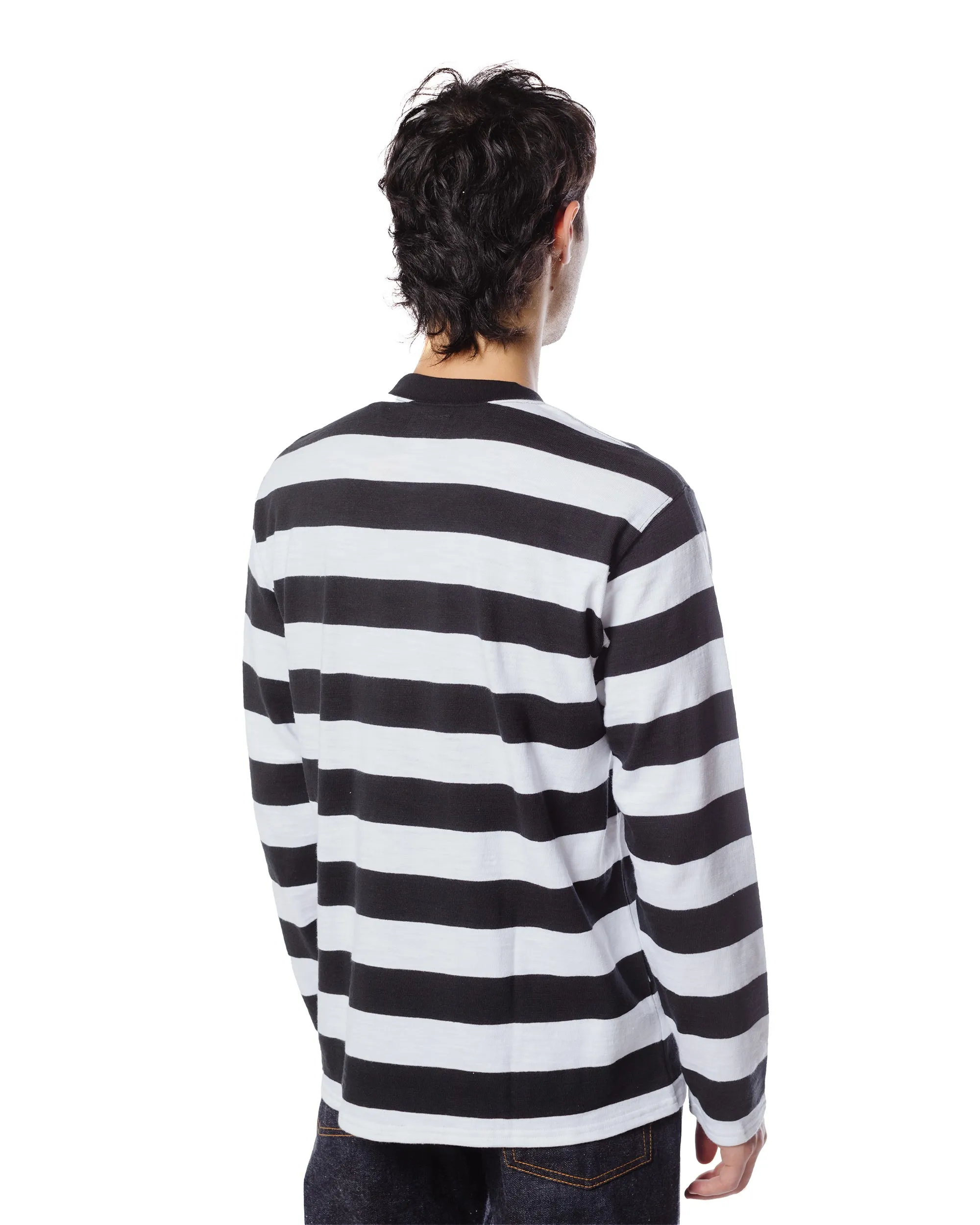 The Real McCoy's BC22005 Buco Stripe Tee L/S White sold by Lost & Found product image thumbnail 4
