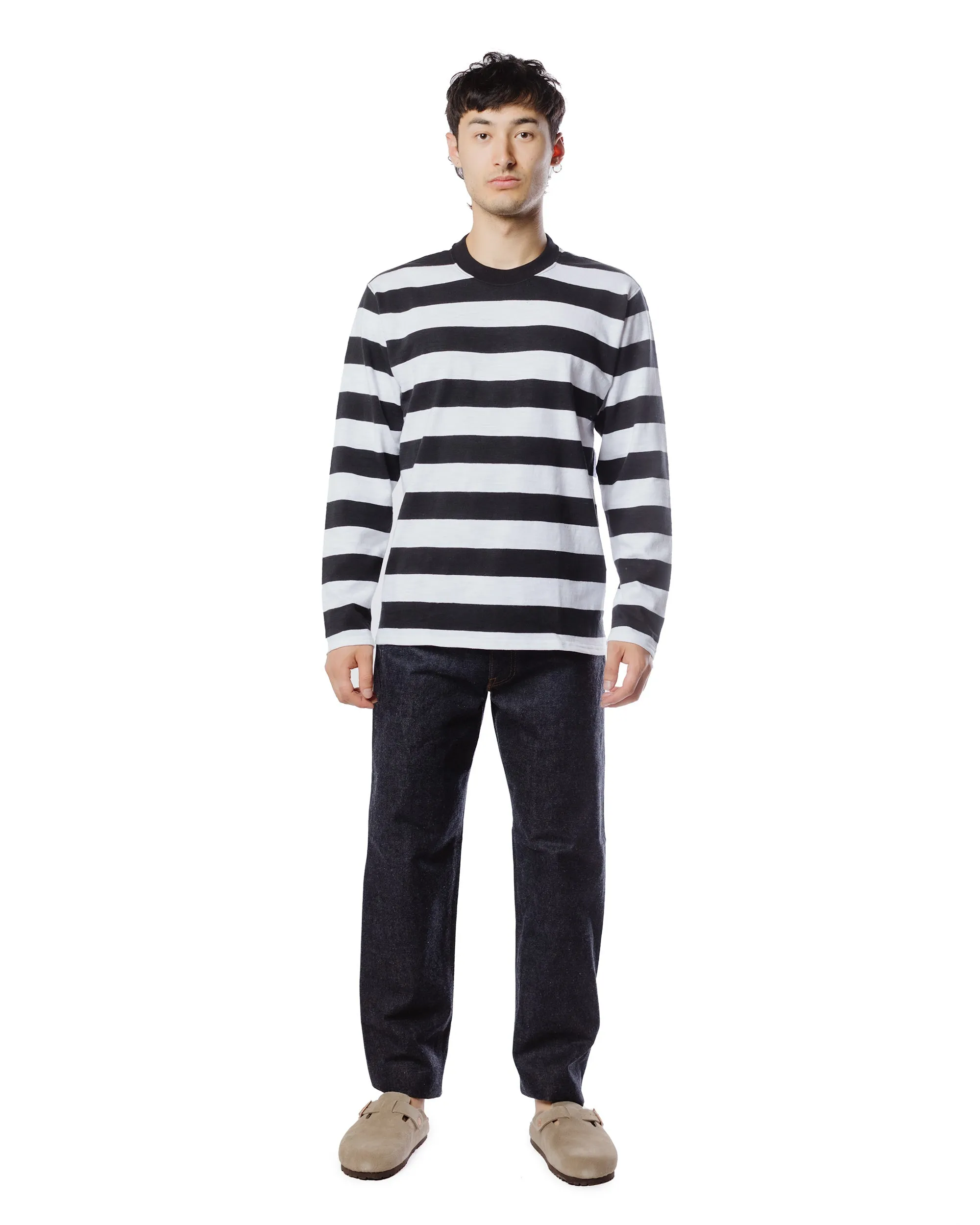 The Real McCoy's BC22005 Buco Stripe Tee L/S White sold by Lost & Found product image thumbnail 2