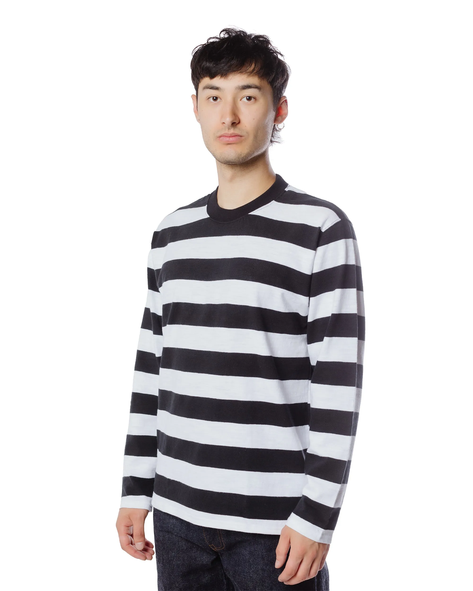 The Real McCoy's BC22005 Buco Stripe Tee L/S White sold by Lost & Found product image thumbnail 3
