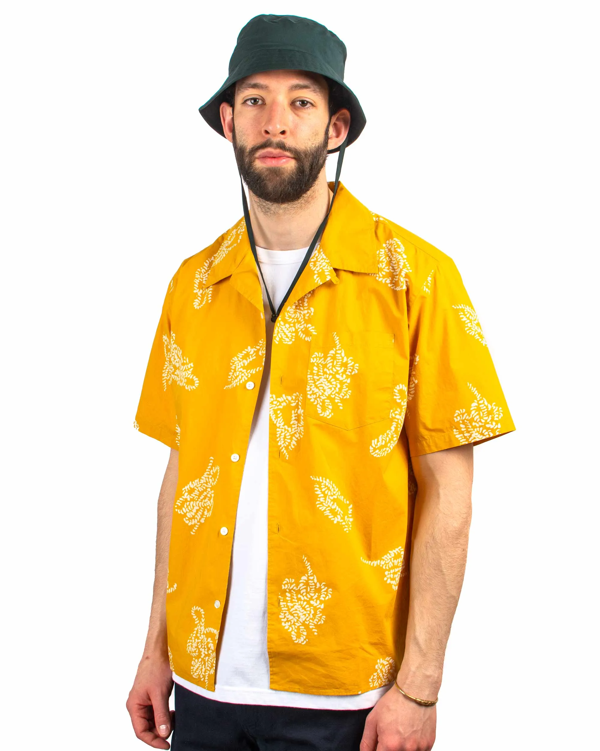 Norse Projects Carsten Print Chrome Yellow sold by Lost & Found product image thumbnail 4