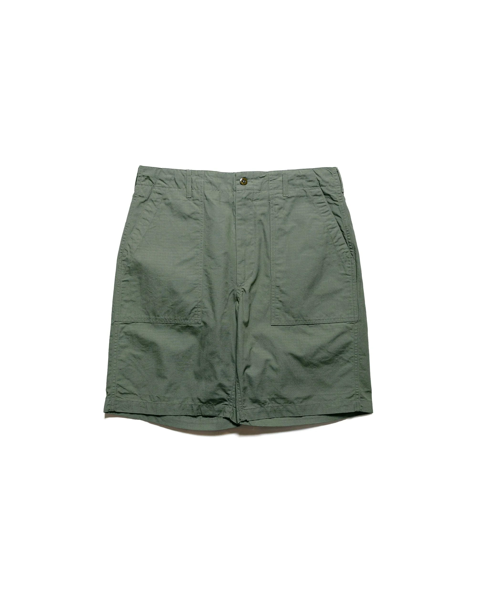 Engineered Garments Fatigue Short Olive Cotton Ripstop sold by Lost & Found