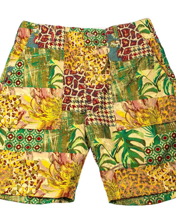 Engineered Garments Fatigue Short Multi Color Poly Acetate Lurex Jacquard sold by Lost & Found product image thumbnail 5