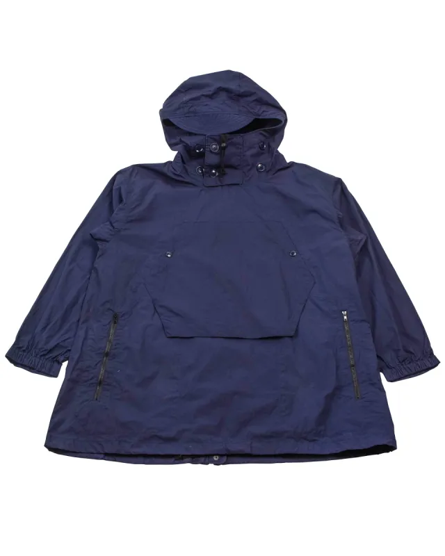 Engineered Garments Over Parka Navy Cotton Duracloth Poplin sold by Lost & Found