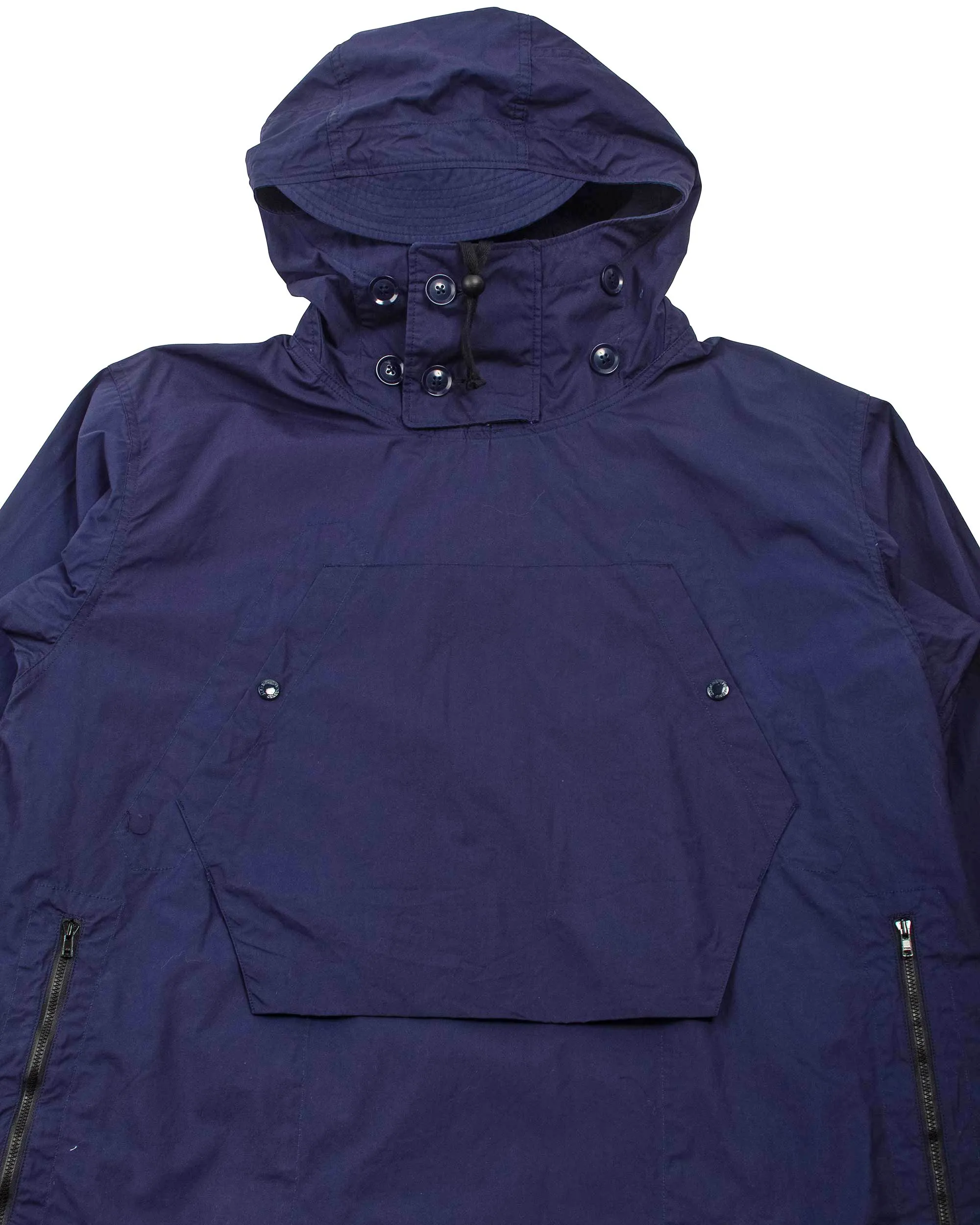 Engineered Garments Over Parka Navy Cotton Duracloth Poplin sold by Lost & Found product image thumbnail 5