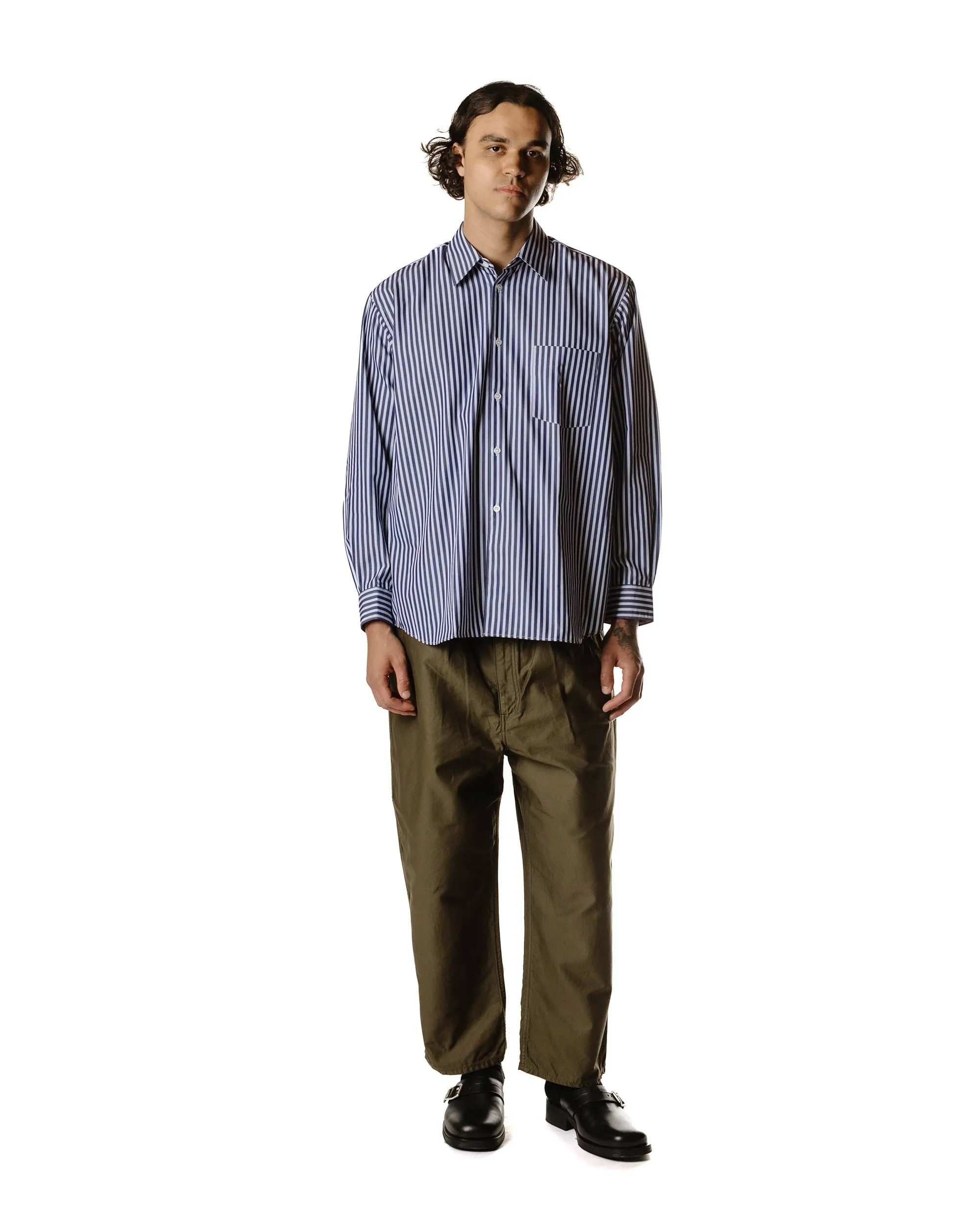 Comme des Garçons SHIRT Wide Classic Big Collar Shirt Stripe 3 sold by Lost & Found product image thumbnail 2