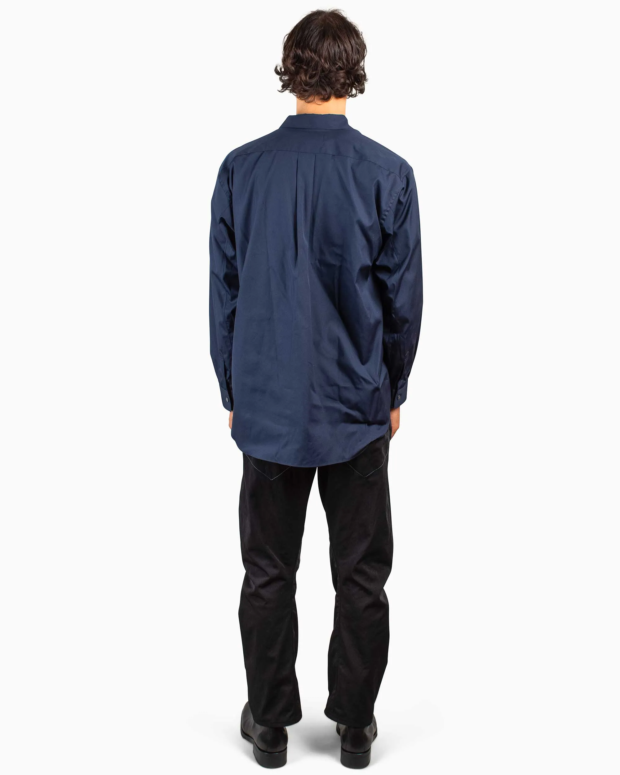 Comme des Garçons SHIRT Wide Classic Big Collar Shirt Navy sold by Lost & Found product image thumbnail 3