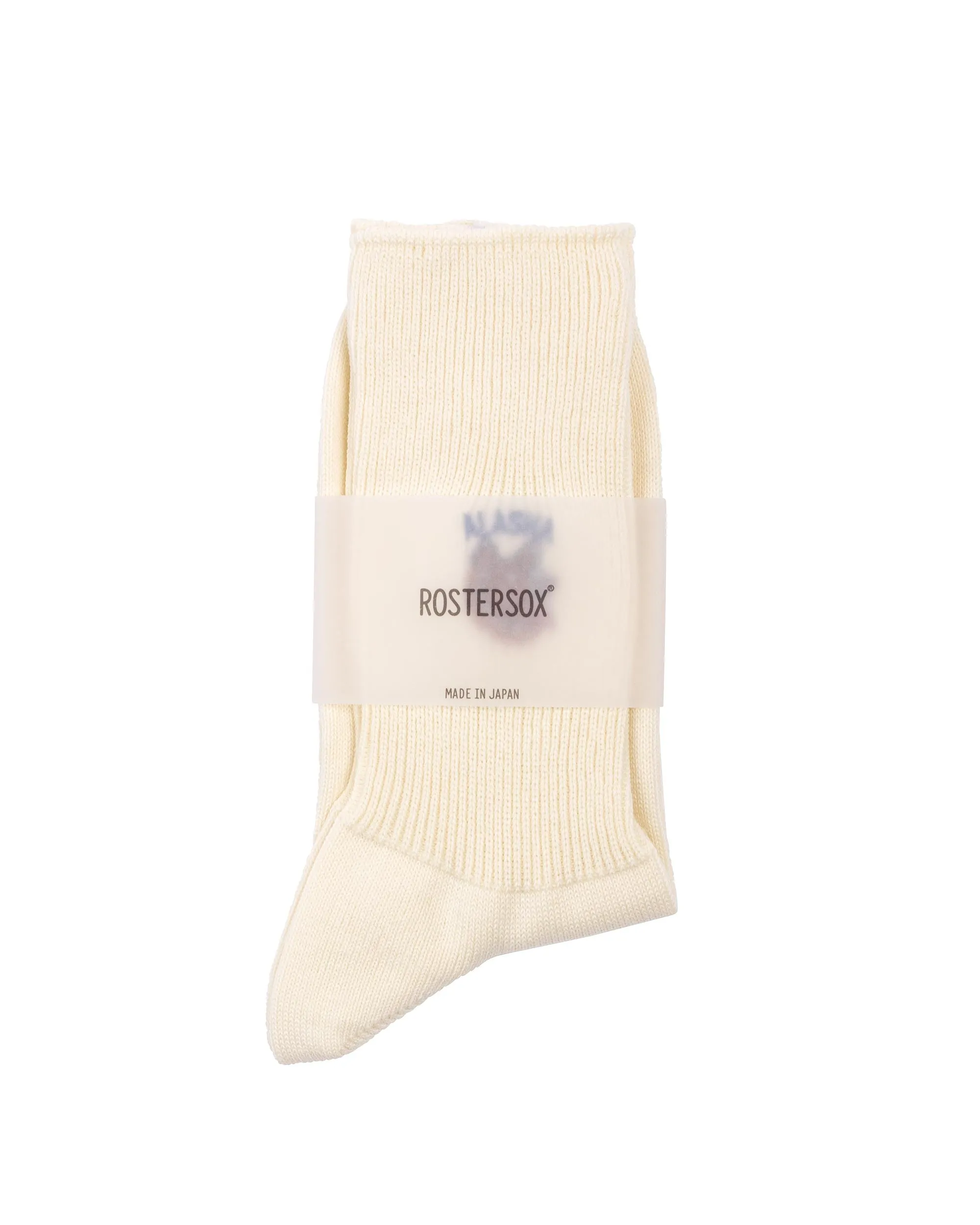 Rostersox Alaska Socks White sold by Lost & Found