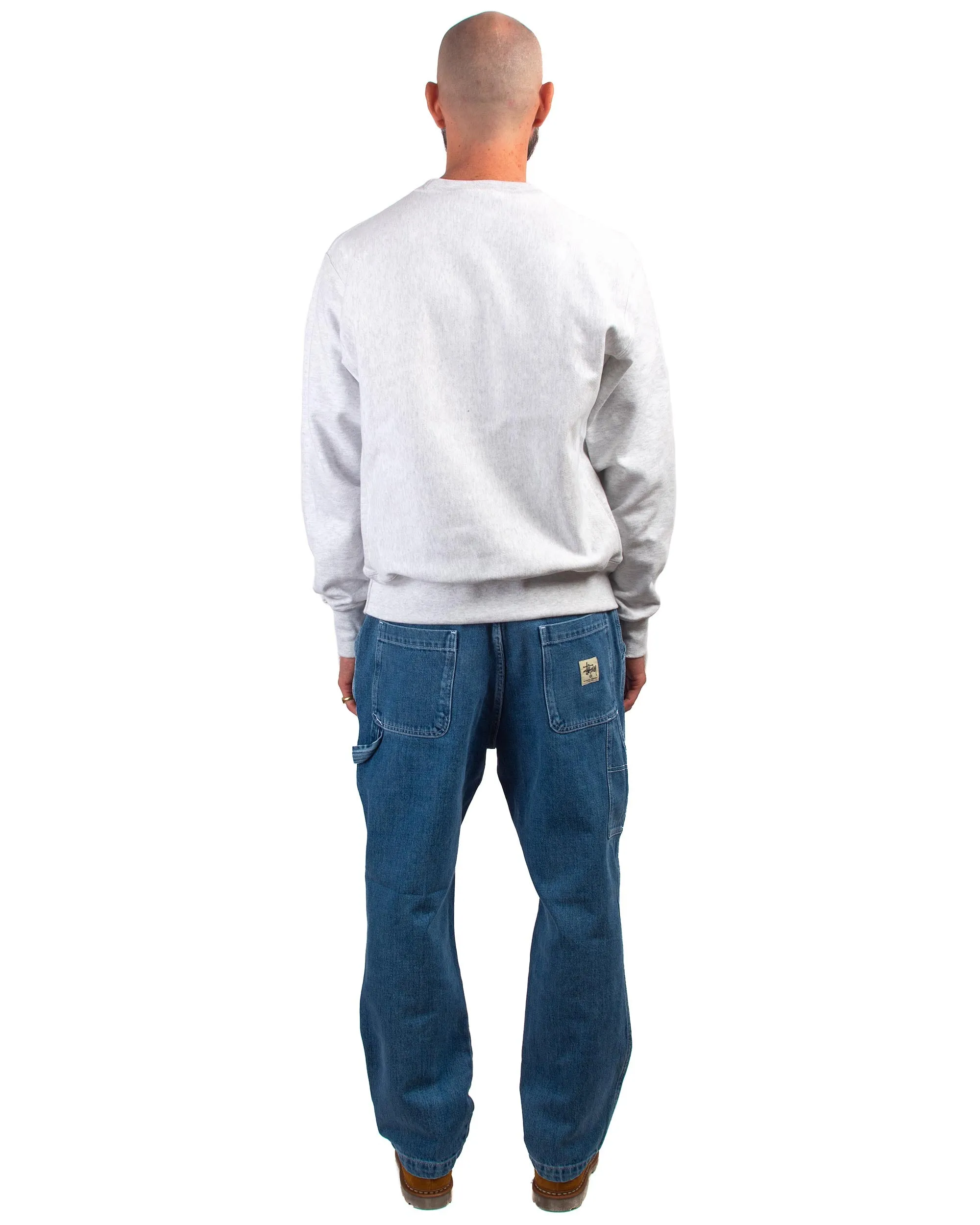 Lost & Found Reverse Weave Crewneck Silver Grey sold by Lost & Found product image thumbnail 3