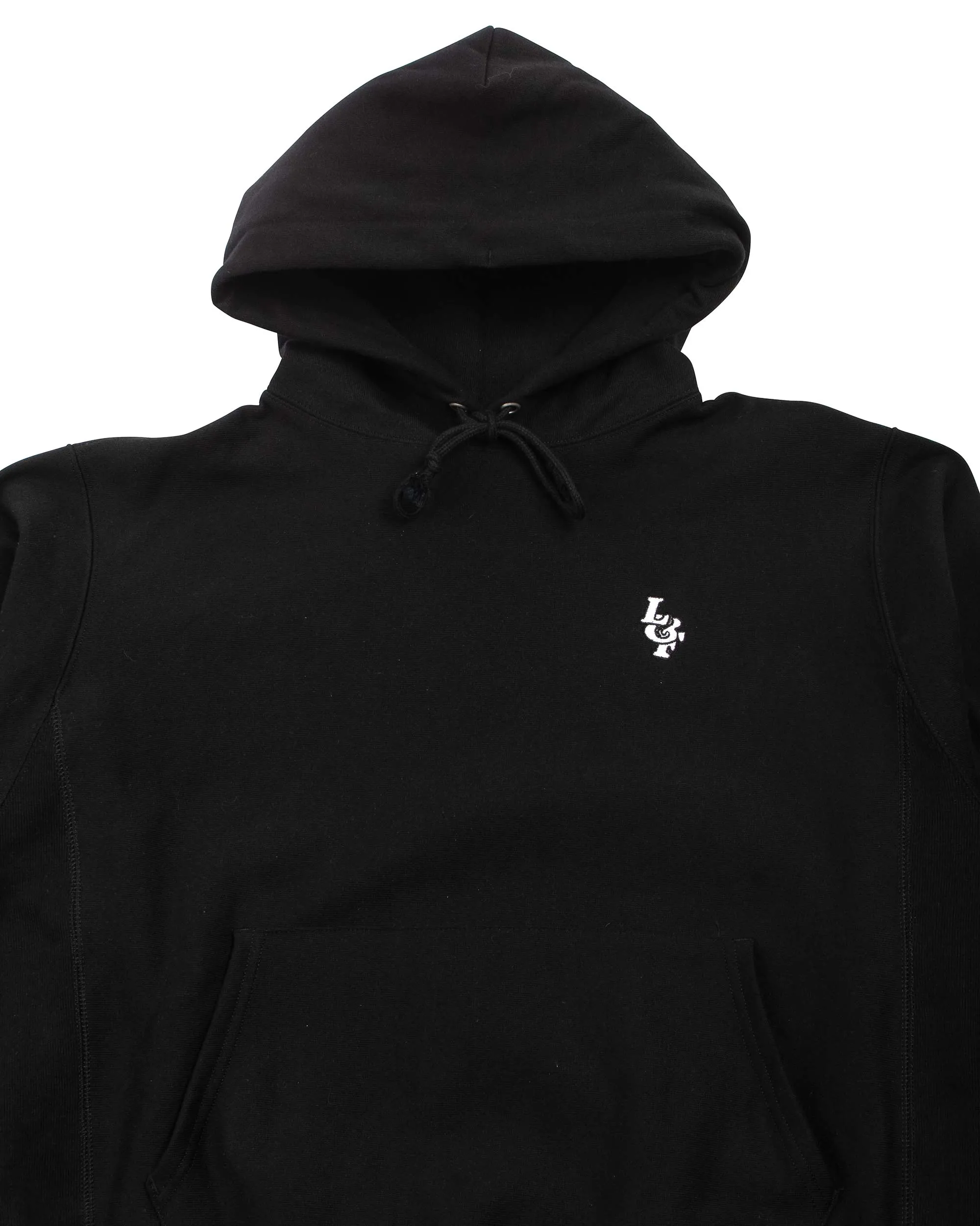 Lost & Found Reverse Weave Hoodie Black sold by Lost & Found product image thumbnail 5