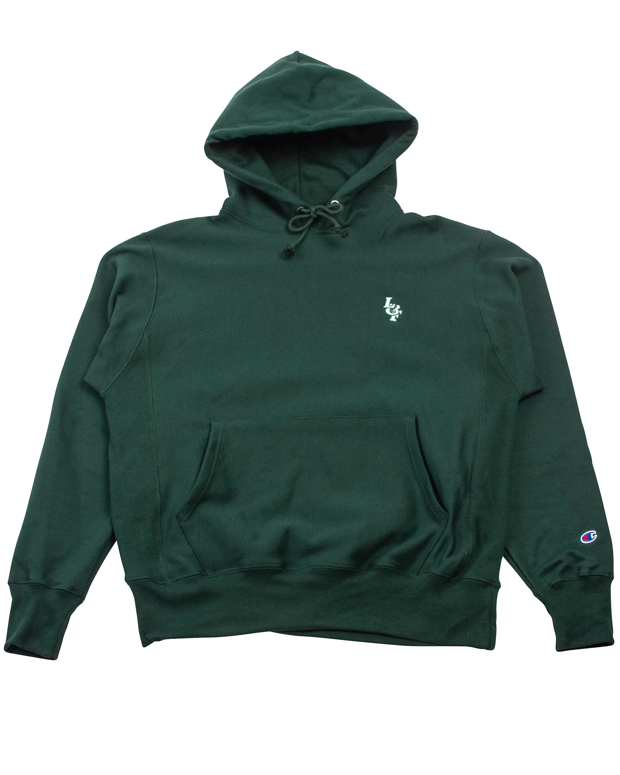 Lost & Found Reverse Weave Hoodie Dark Green sold by Lost & Found
