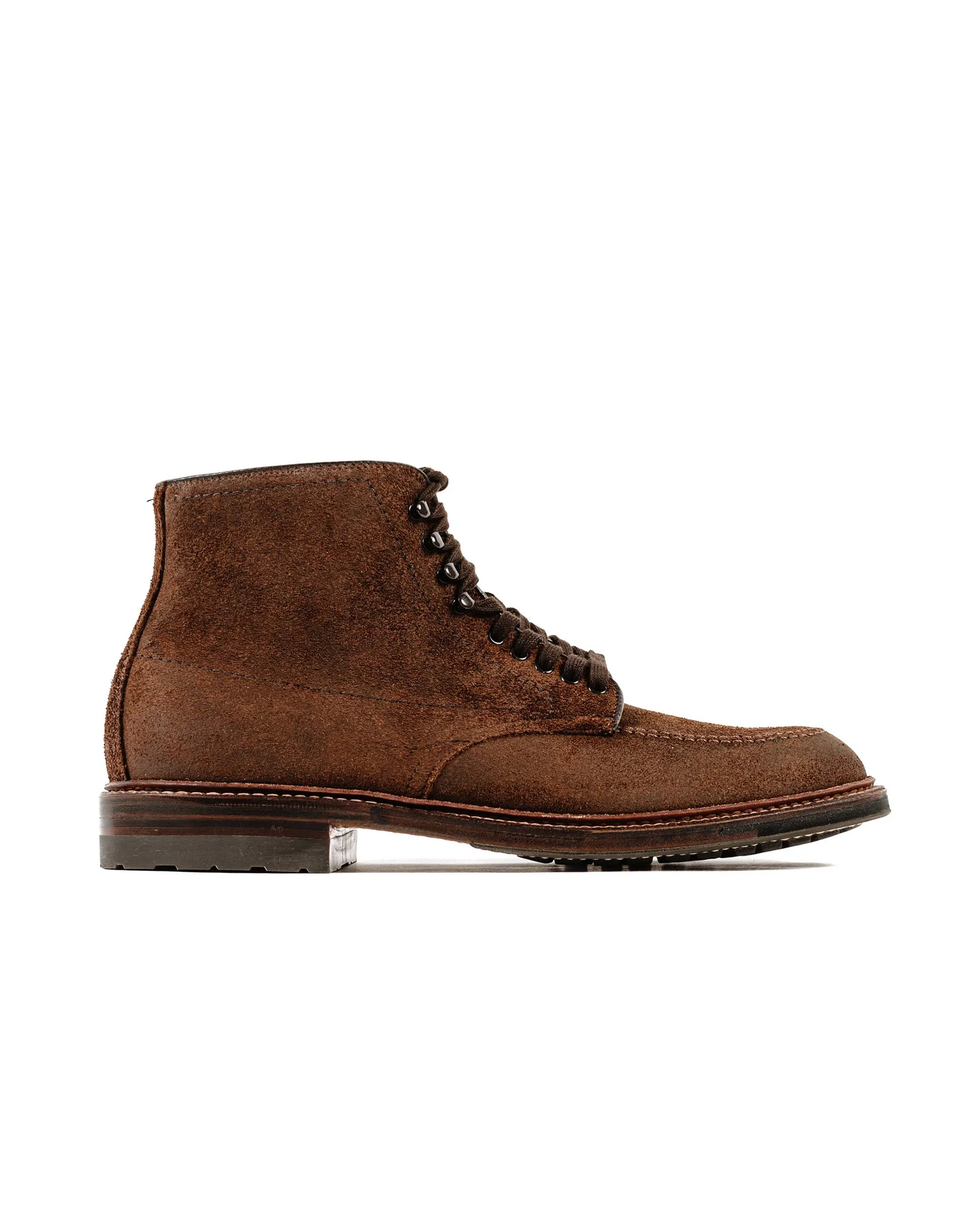 Alden Mocc Toe Boot Reverse Tobacco Chamois 4015HC sold by Lost & Found
