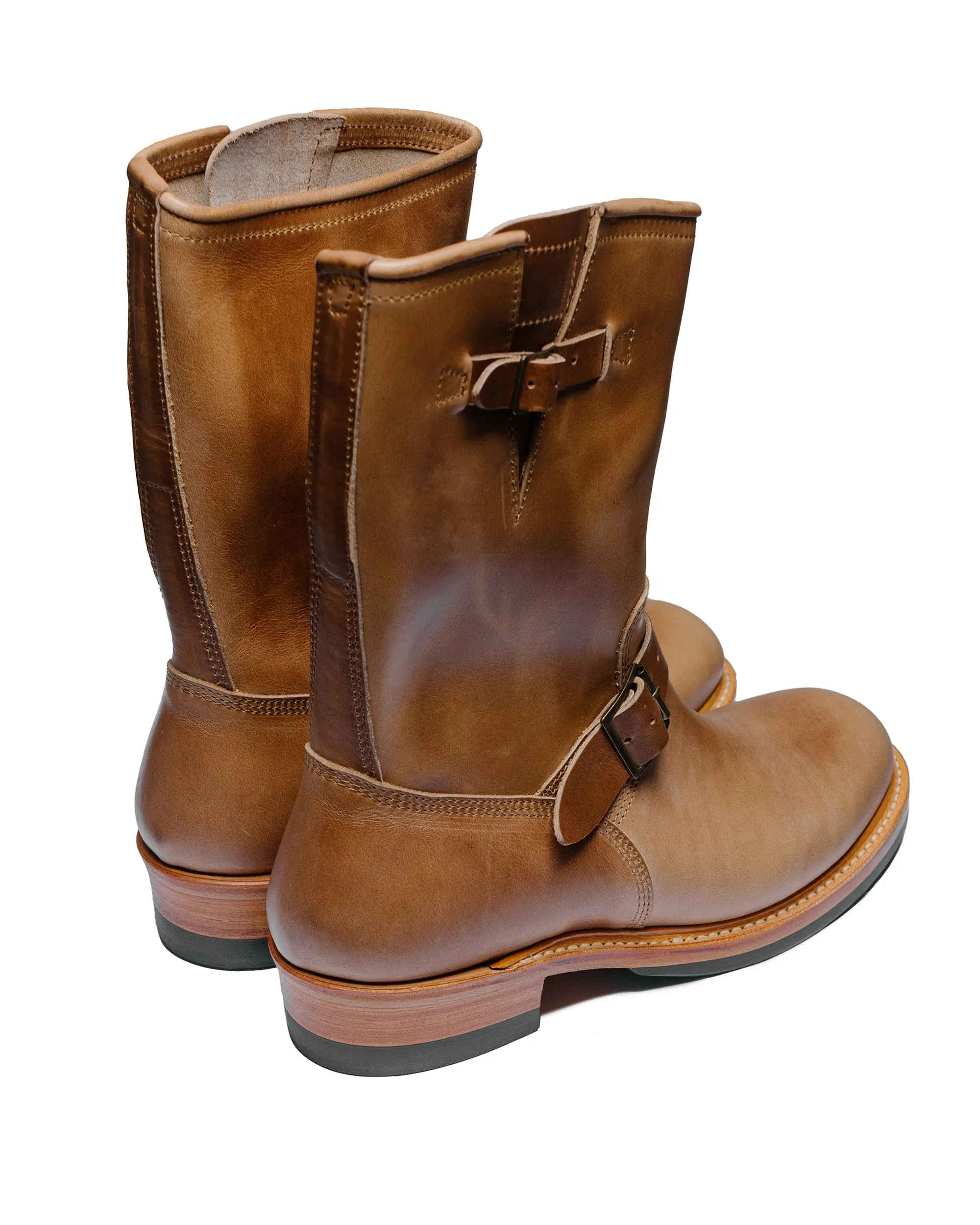 John Lofgren Bootmaker Wabash Engineer Boots Horween CXL Natural sold by Lost & Found product image thumbnail 3
