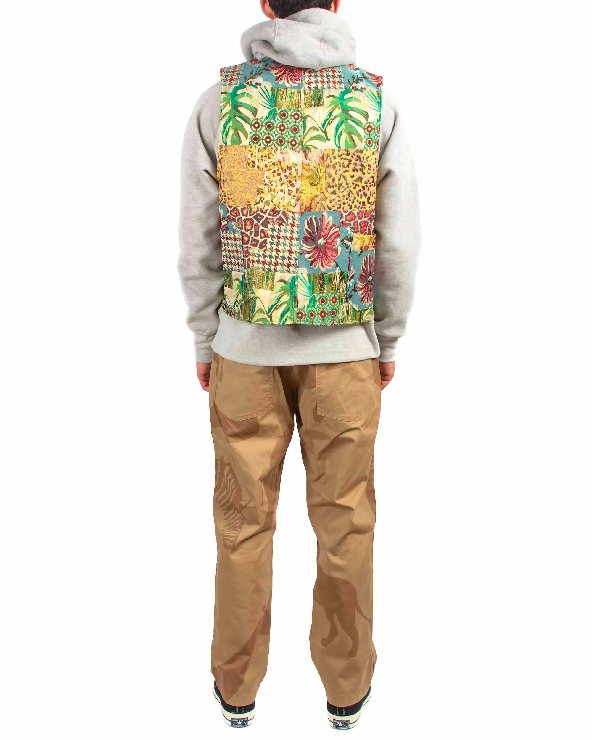 Engineered Garments Fatigue Pant Khaki Animal Print Cotton Flat Twill sold by Lost & Found product image thumbnail 3