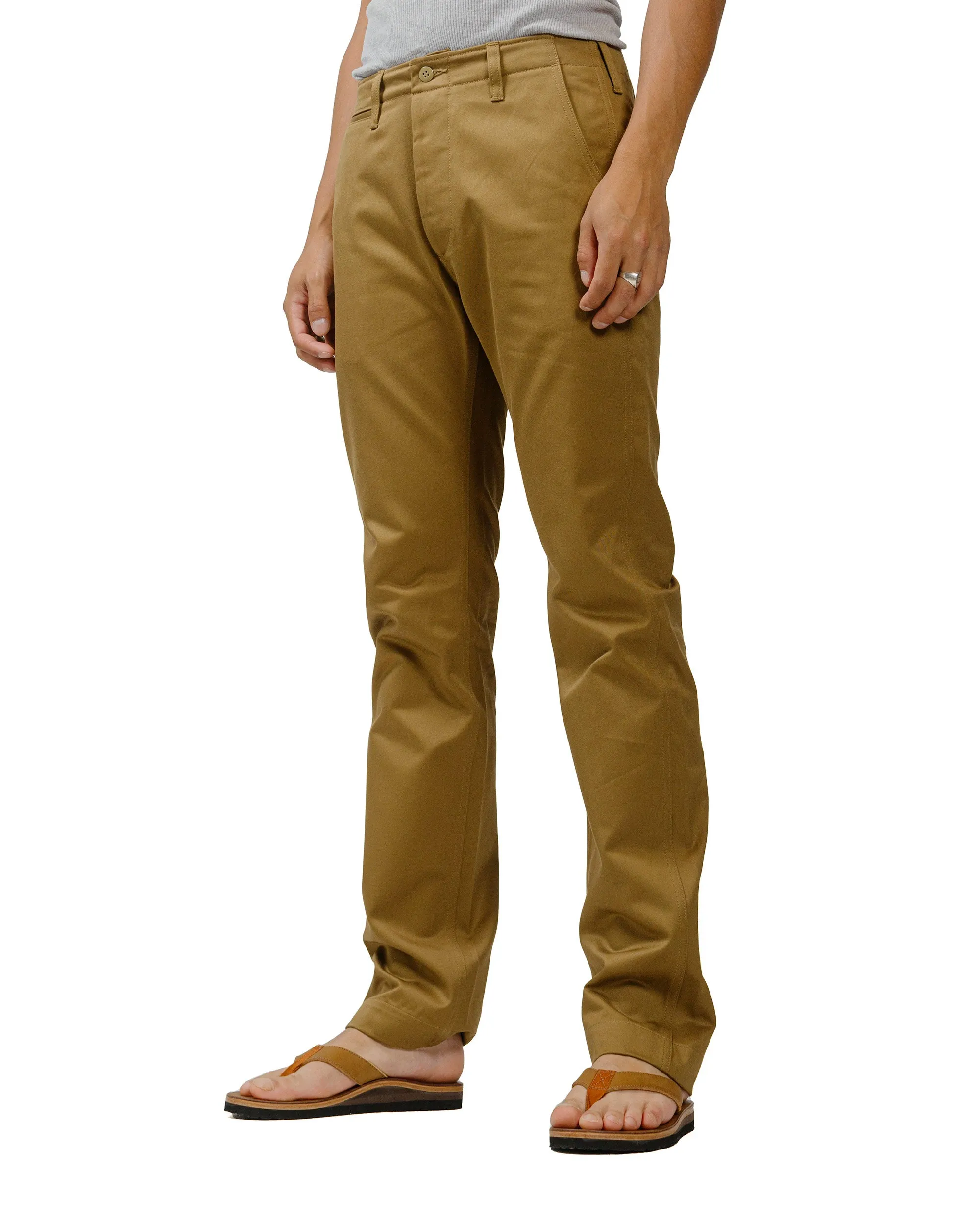 The Real McCoy's MP19010 Blue Seal Chino Trousers O. Khaki sold by Lost & Found product image thumbnail 2