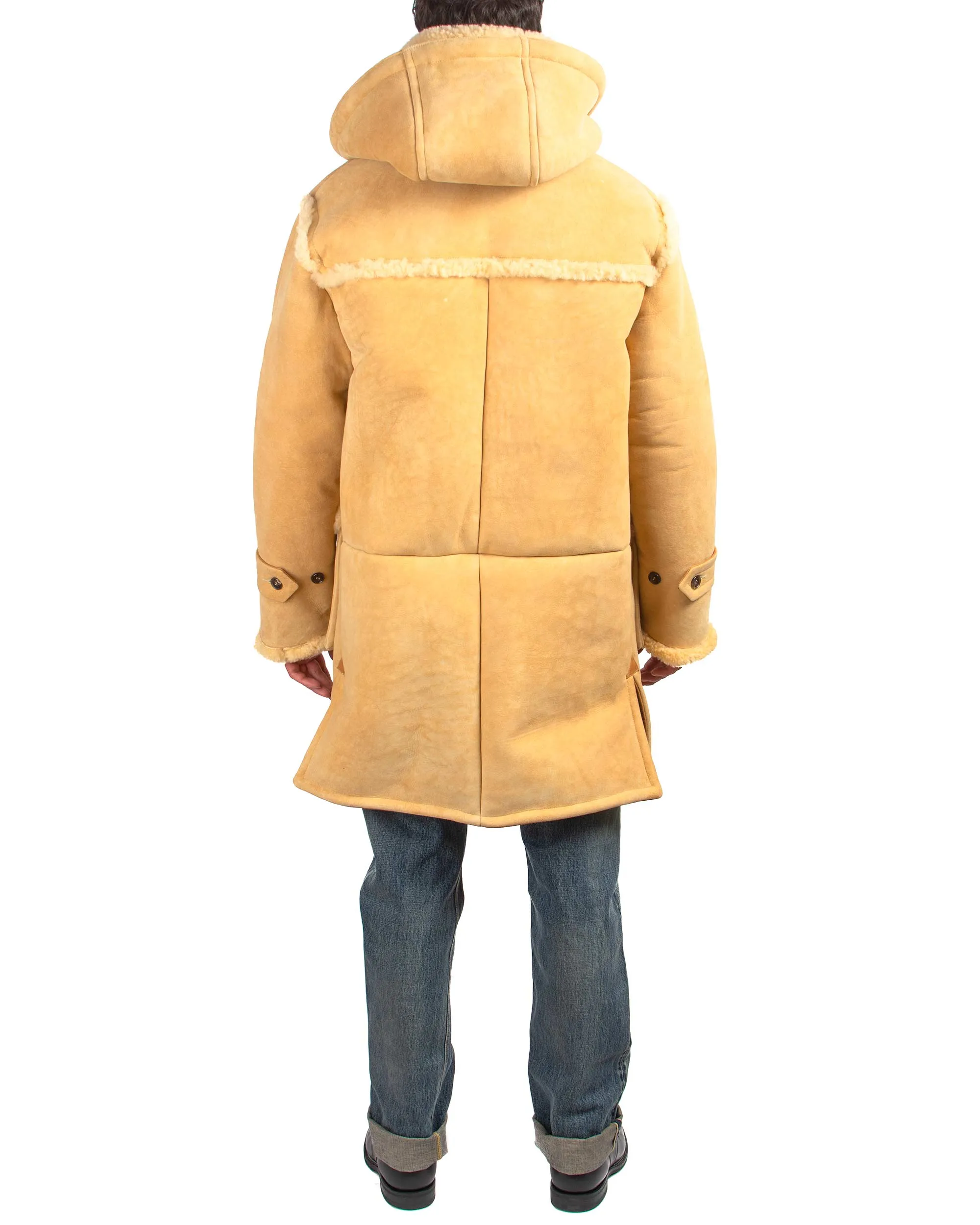 The Real McCoy's MJ21123 Mouton Duffle Coat Beige sold by Lost & Found product image thumbnail 3