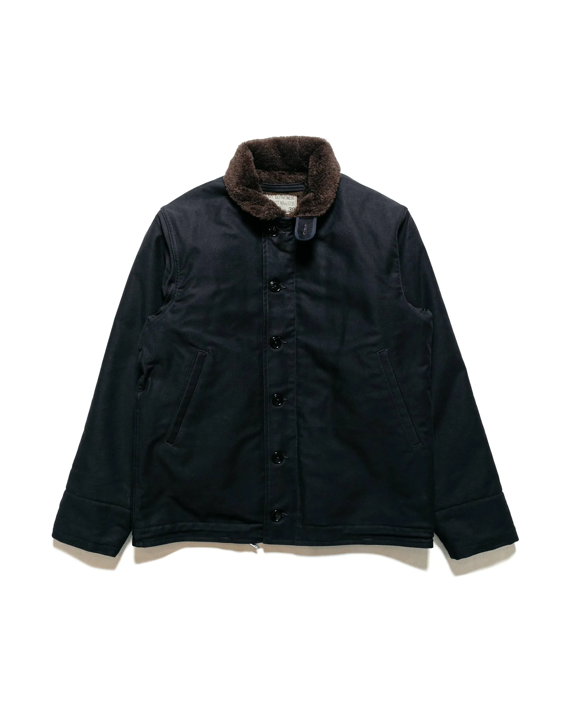 The Real McCoy's MJ21105 N-1 Deck Jacket (Navy) sold by Lost & Found