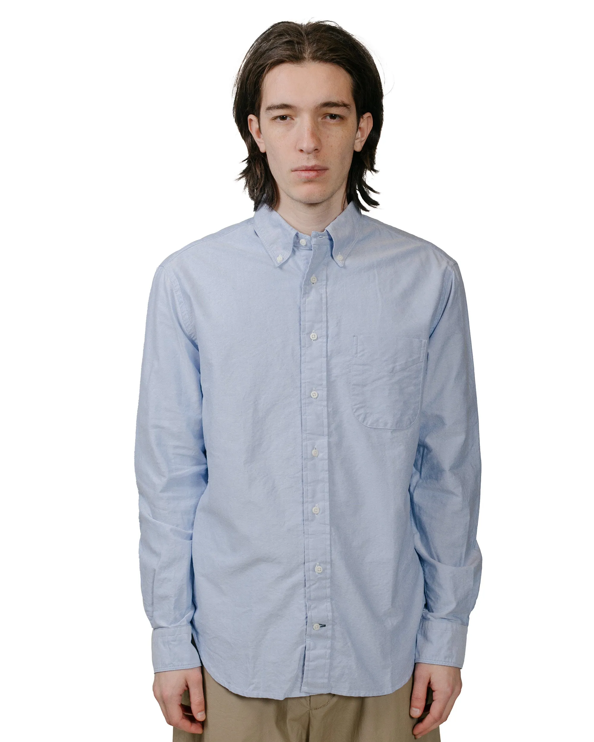 Gitman Vintage Bros. Blue Oxford Long Sleeve sold by Lost & Found product image thumbnail 2