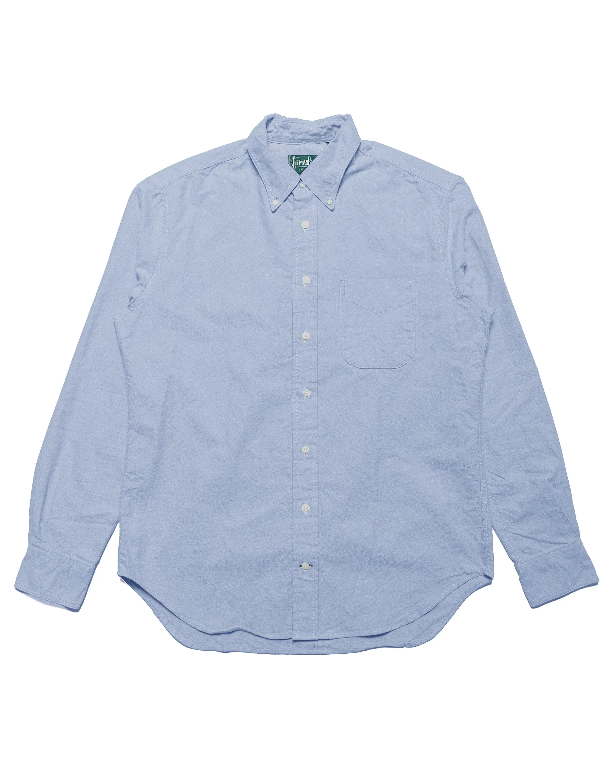 Gitman Vintage Bros. Blue Oxford Long Sleeve sold by Lost & Found