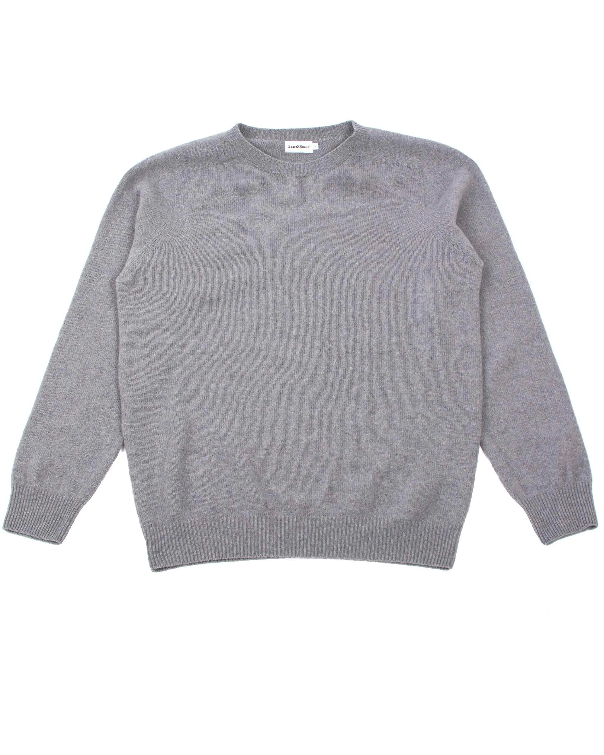 Lost & Found Wool Cashmere Sweater Pew Pew sold by Lost & Found