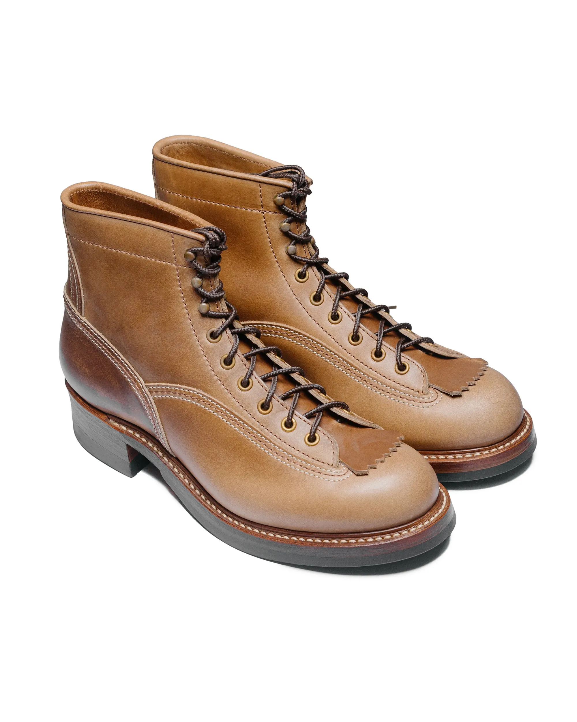 John Lofgren Bootmaker Donkey Puncher Boots Horween Leather CXL Natural sold by Lost & Found product image thumbnail 2