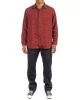 The Real McCoy's MS21102 8HU Houndstooth Flannel Shirt Red sold by Lost & Found