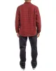 The Real McCoy's MS21102 8HU Houndstooth Flannel Shirt Red sold by Lost & Found