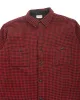 The Real McCoy's MS21102 8HU Houndstooth Flannel Shirt Red sold by Lost & Found