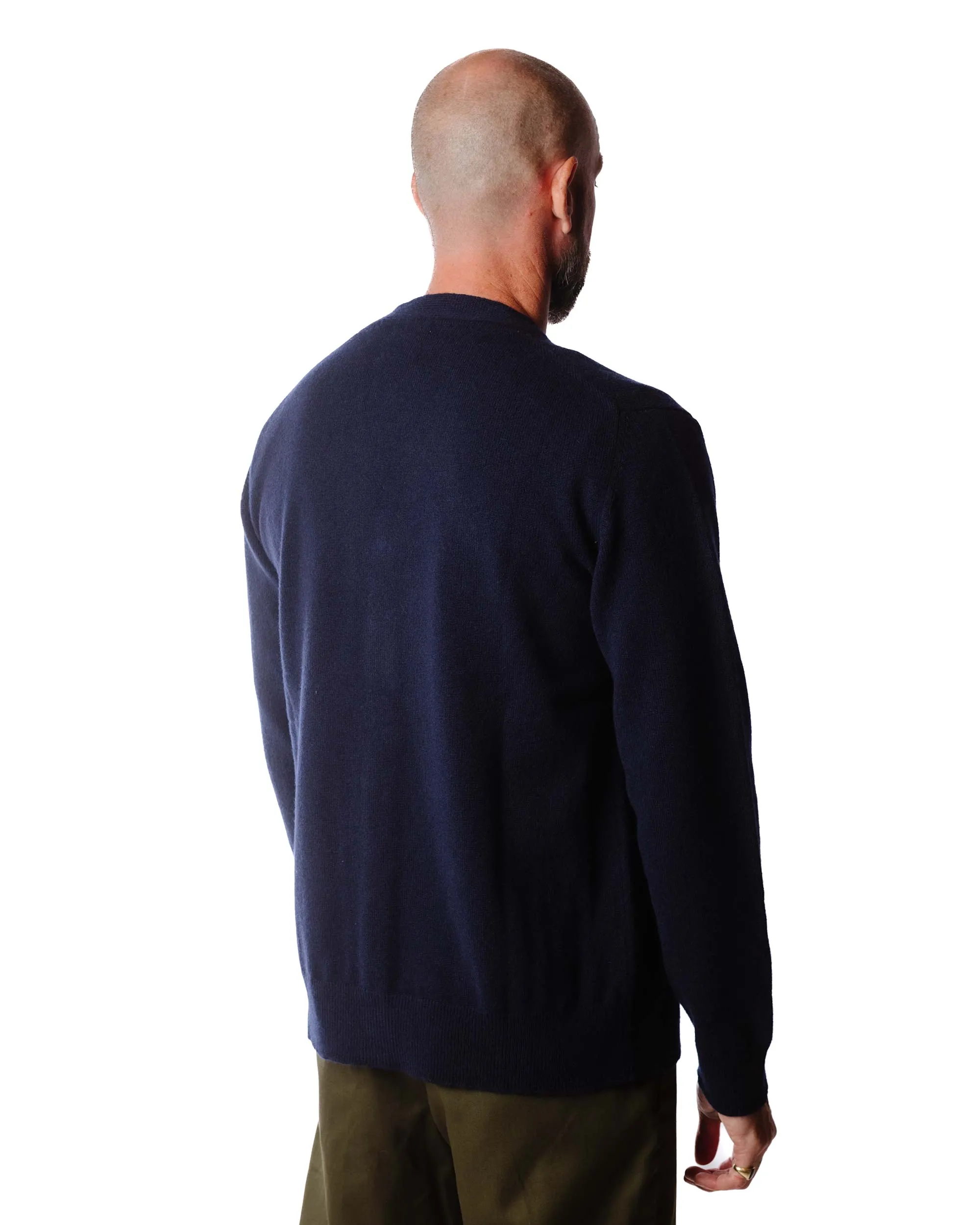 Norse Projects Adam Lambswool Dark Navy sold by Lost & Found product image thumbnail 4