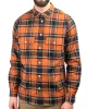 Norse Projects Villads Brushed Flannel Check Cochineal Red sold by Lost & Found