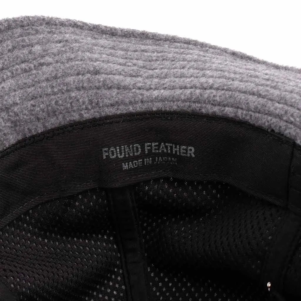 Found Feather Military Sun Hat Polar Fleece Charcoal sold by Lost & Found product image thumbnail 3