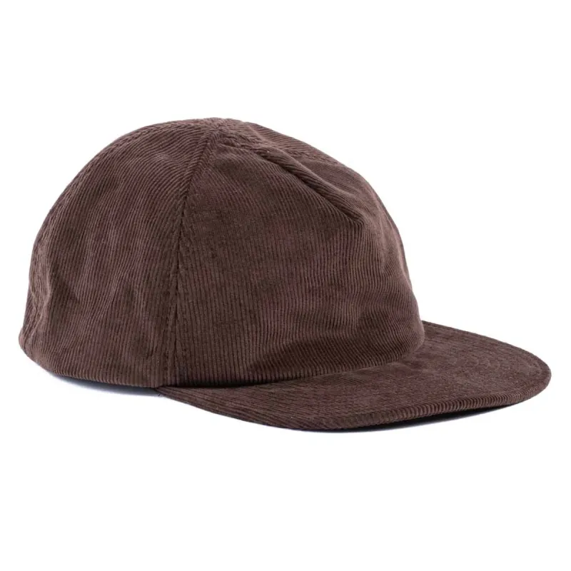 Found Feather 5 Panel Baseball Cap Corduroy Brown sold by Lost & Found