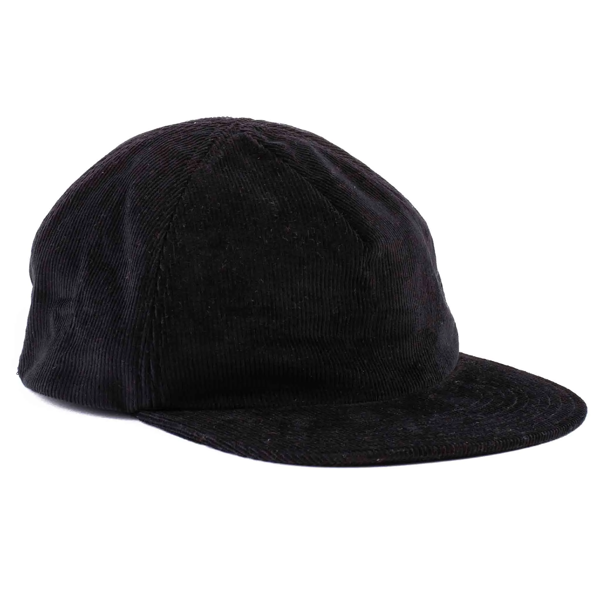 Found Feather 5 Panel Baseball Cap Corduroy Black sold by Lost & Found