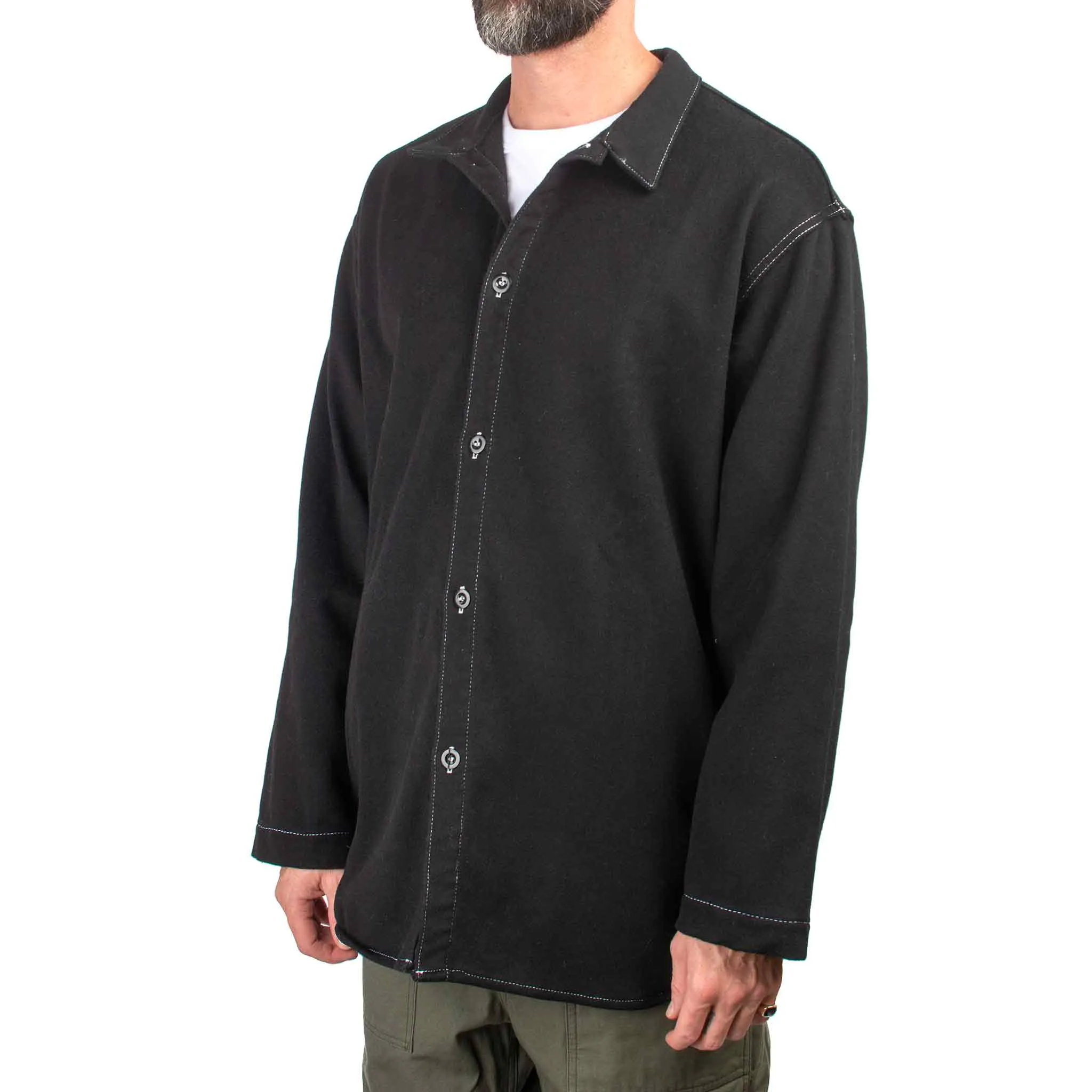 Tender Type WS420 Weaver's Stock Tail Shirt Black Wool Baize sold by Lost & Found product image thumbnail 4
