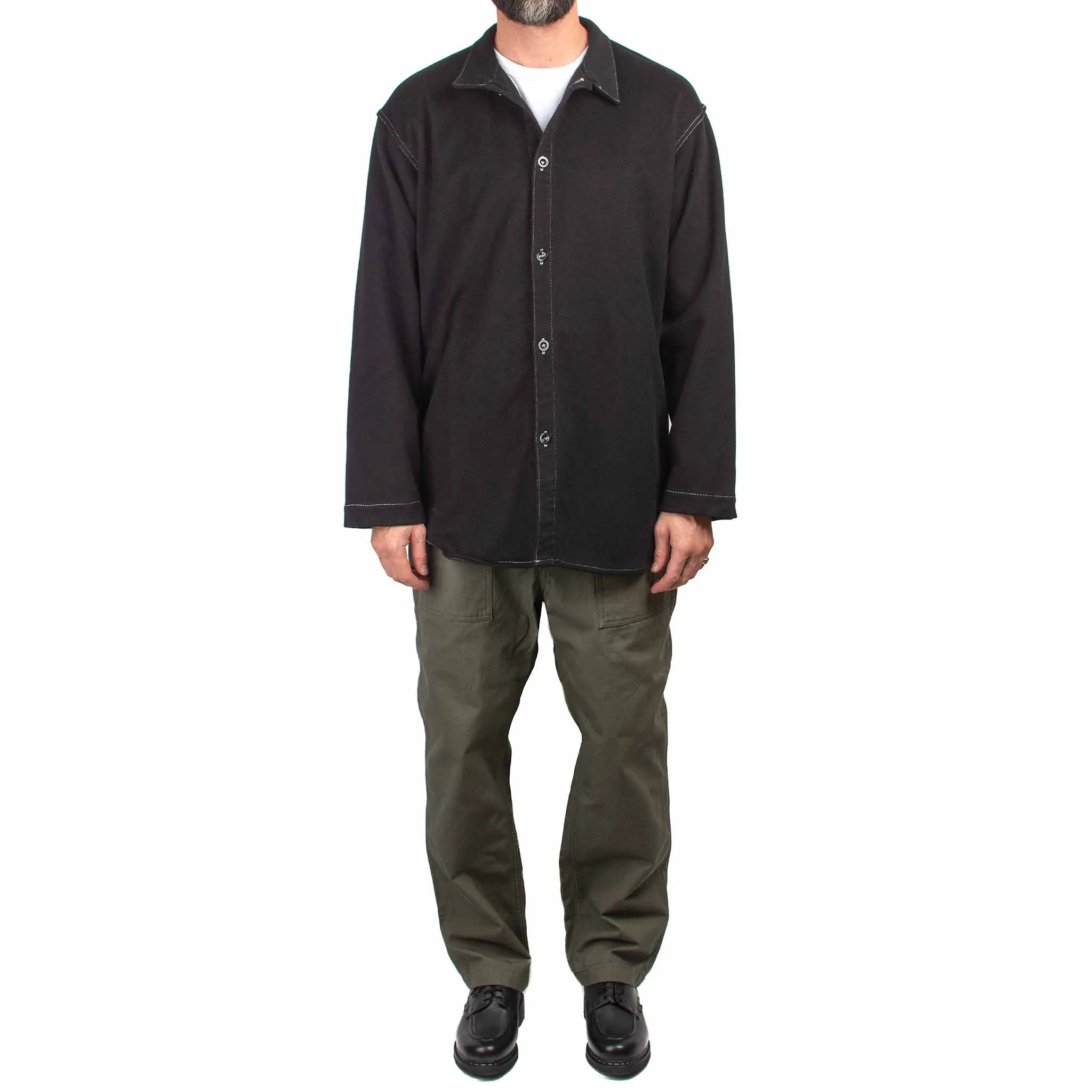 Tender Type WS420 Weaver's Stock Tail Shirt Black Wool Baize sold by Lost & Found product image thumbnail 2
