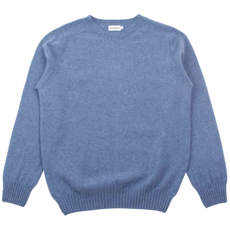 Lost & Found Lambswool Sweater Blue Magic sold by Lost & Found
