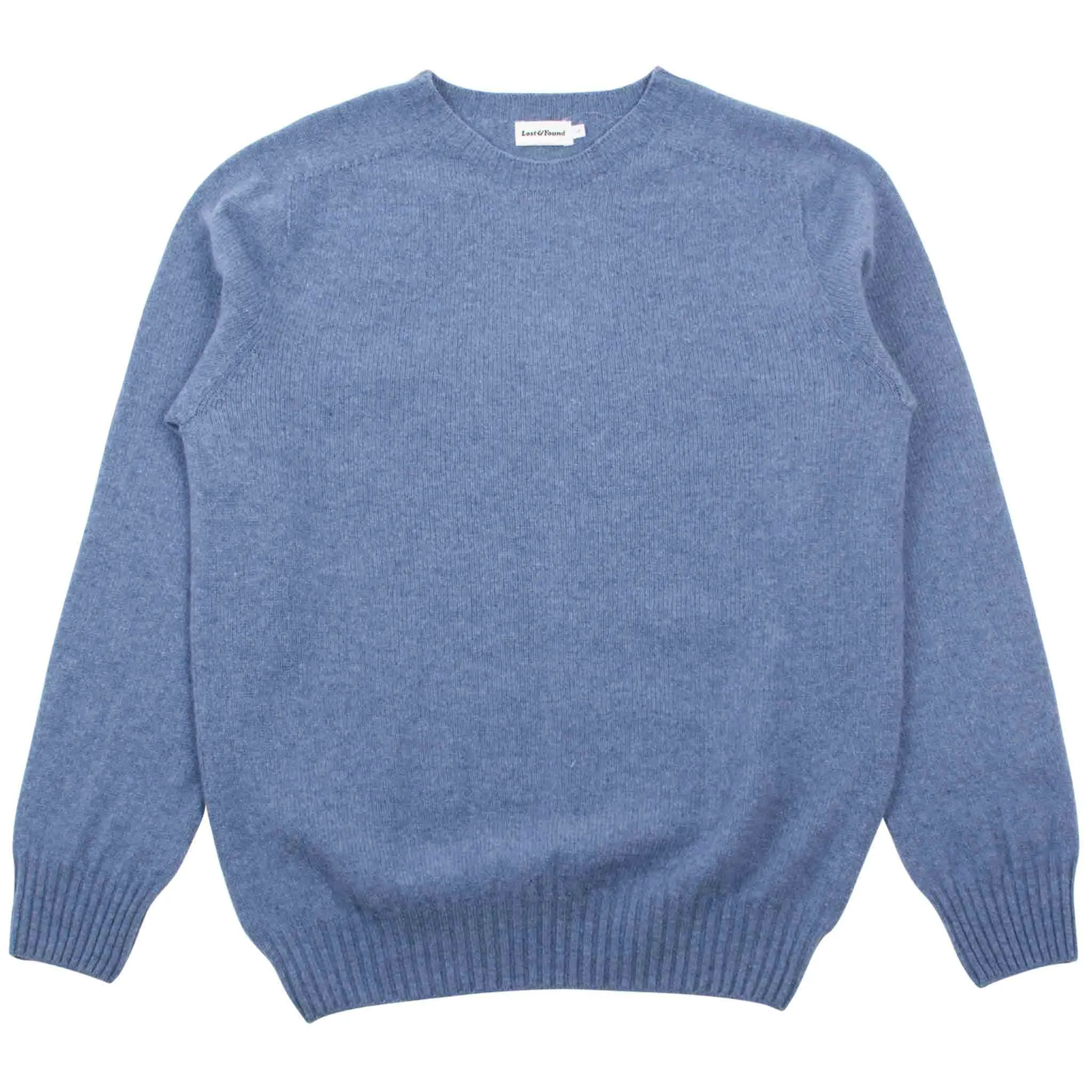 Lost & Found Lambswool Sweater Blue Magic sold by Lost & Found