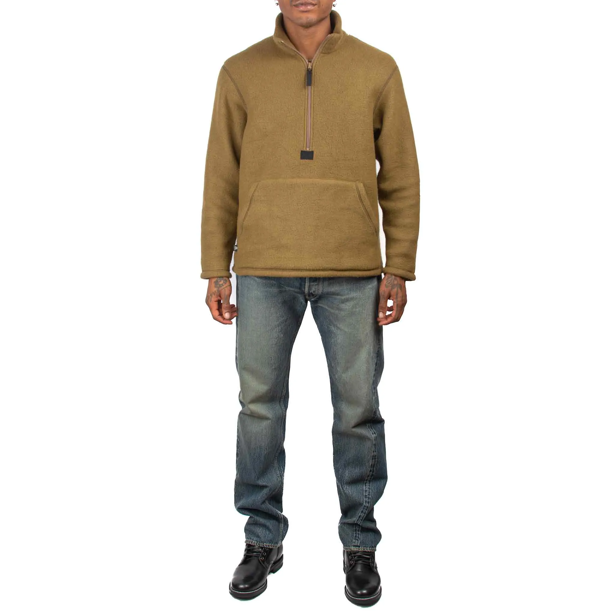 The Real McCoy's MC21101 Shirts, Pullover, Fleece Coyote sold by Lost & Found product image thumbnail 2