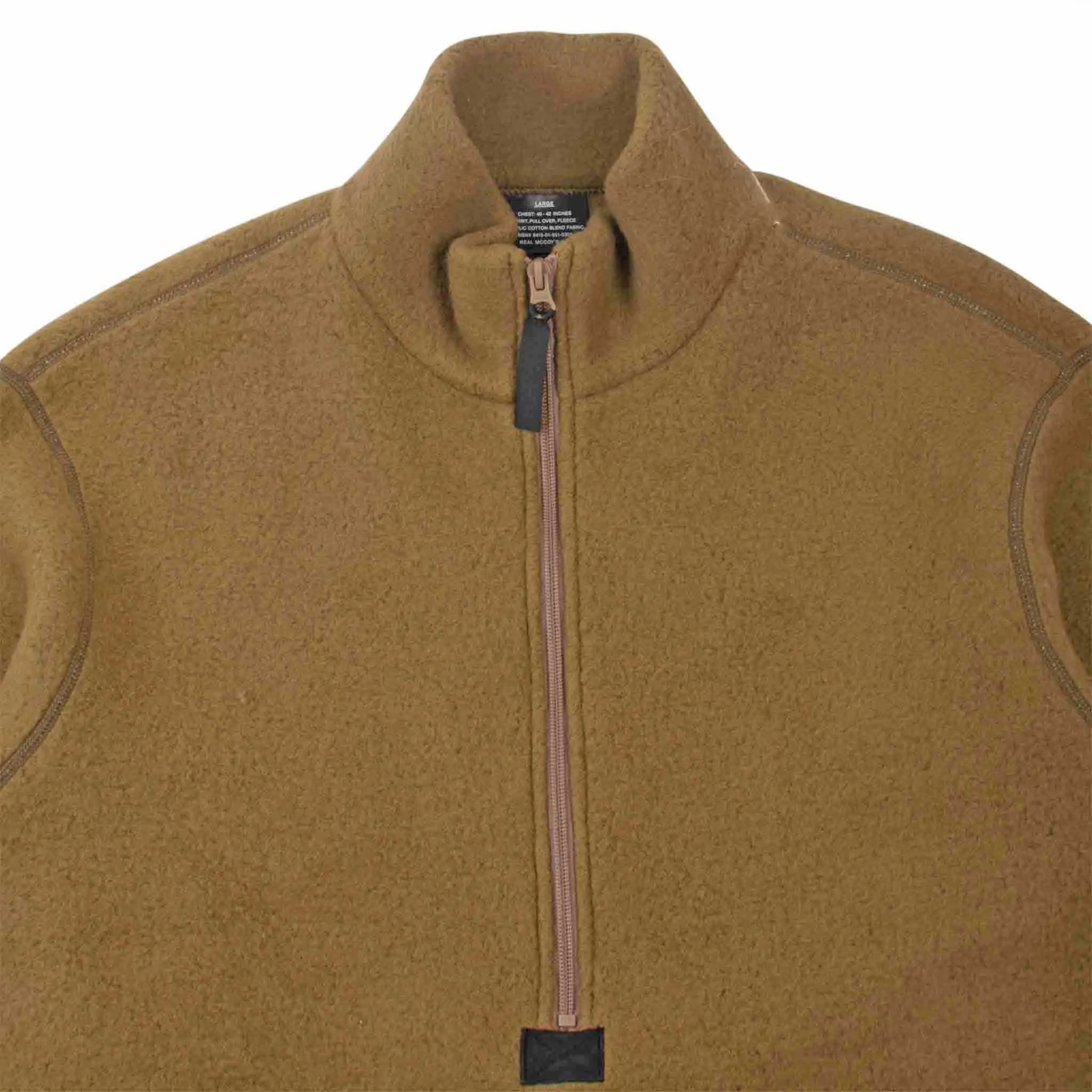 The Real McCoy's MC21101 Shirts, Pullover, Fleece Coyote sold by Lost & Found product image thumbnail 5