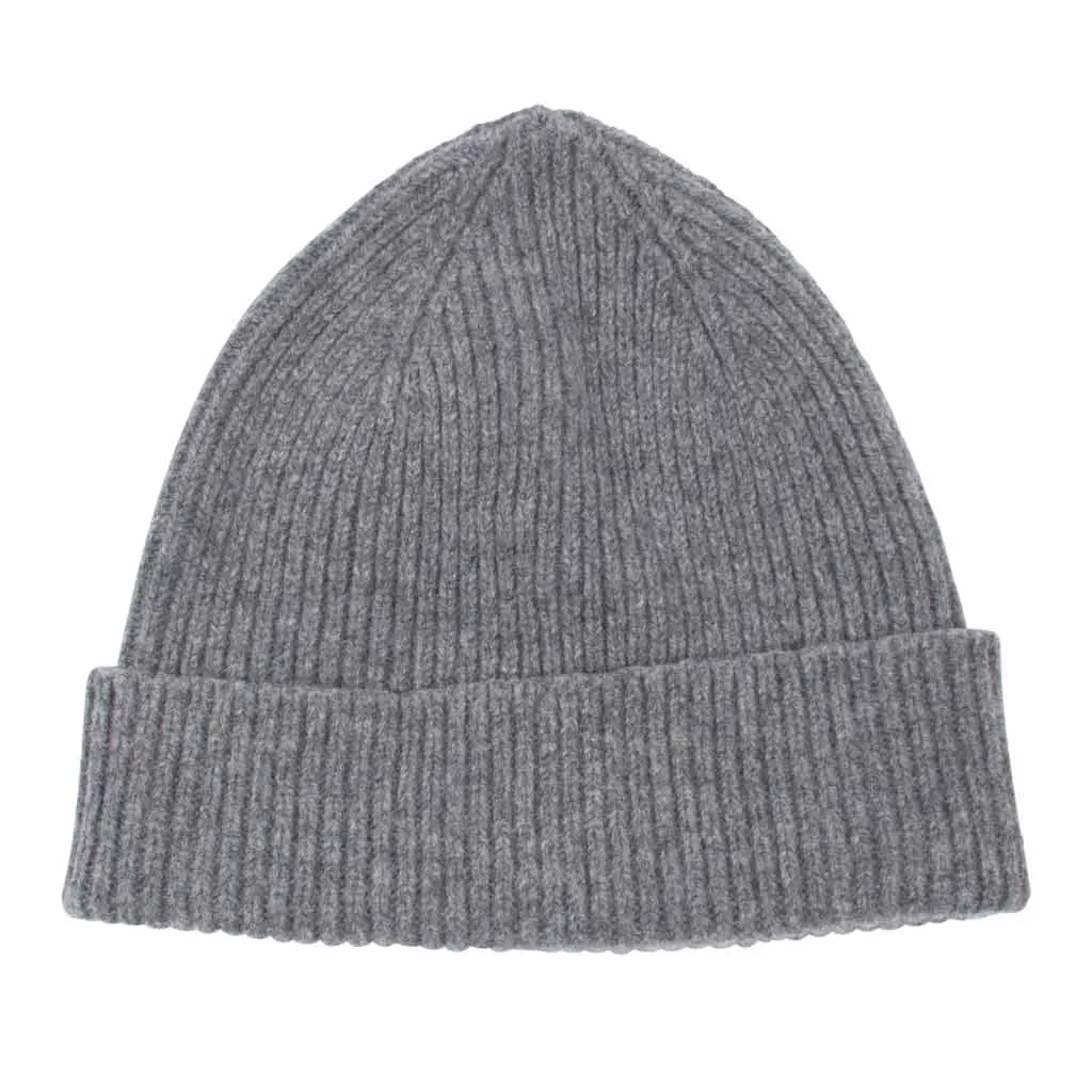Lost & Found Lambswool Hat Grey Mix sold by Lost & Found