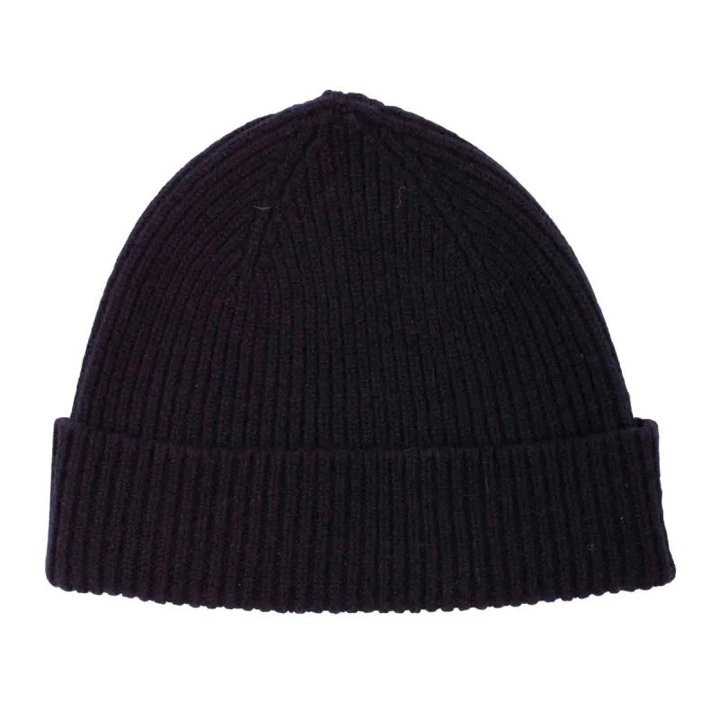 Lost & Found Lambswool Hat Navy sold by Lost & Found