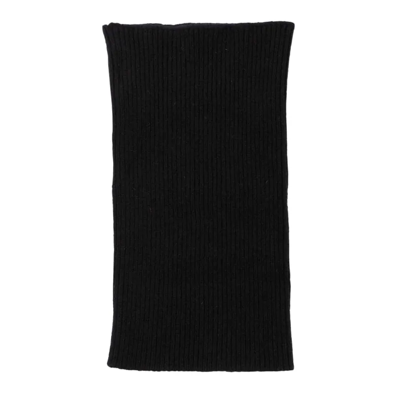 Lost & Found Lambswool Neckwarmer Black sold by Lost & Found