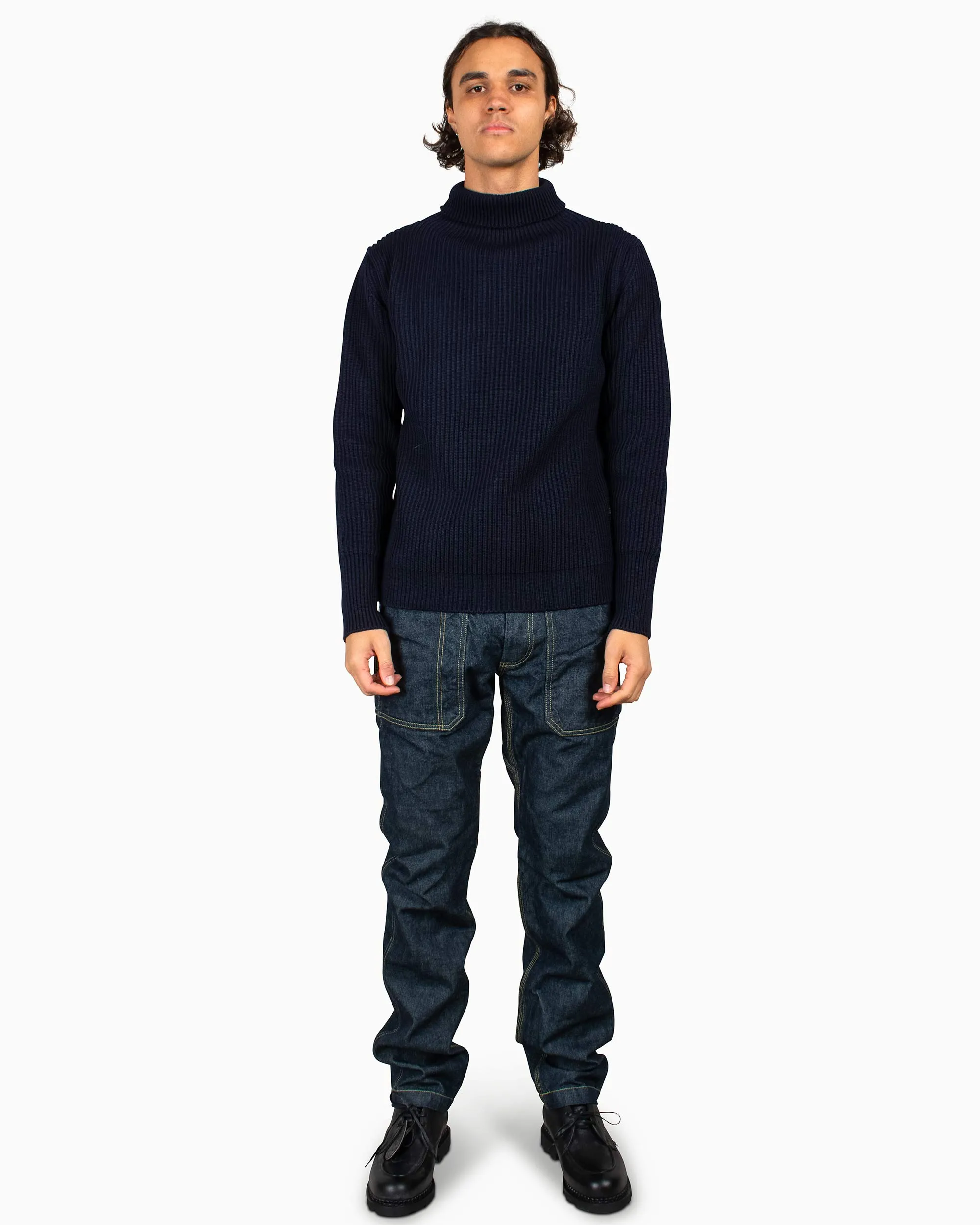Andersen-Andersen Navy Turtleneck Navy Blue sold by Lost & Found product image thumbnail 2