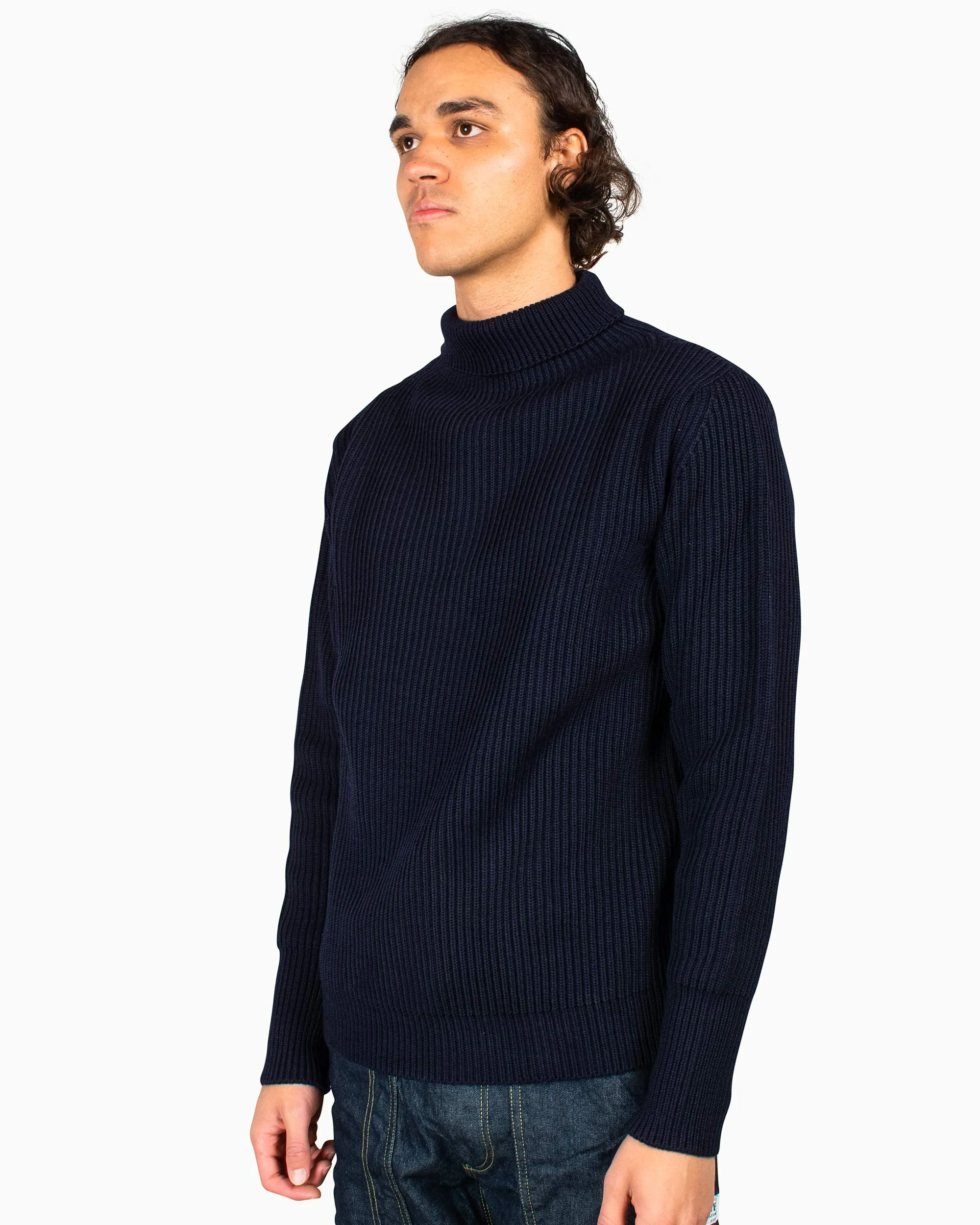 Andersen-Andersen Navy Turtleneck Navy Blue sold by Lost & Found product image thumbnail 4